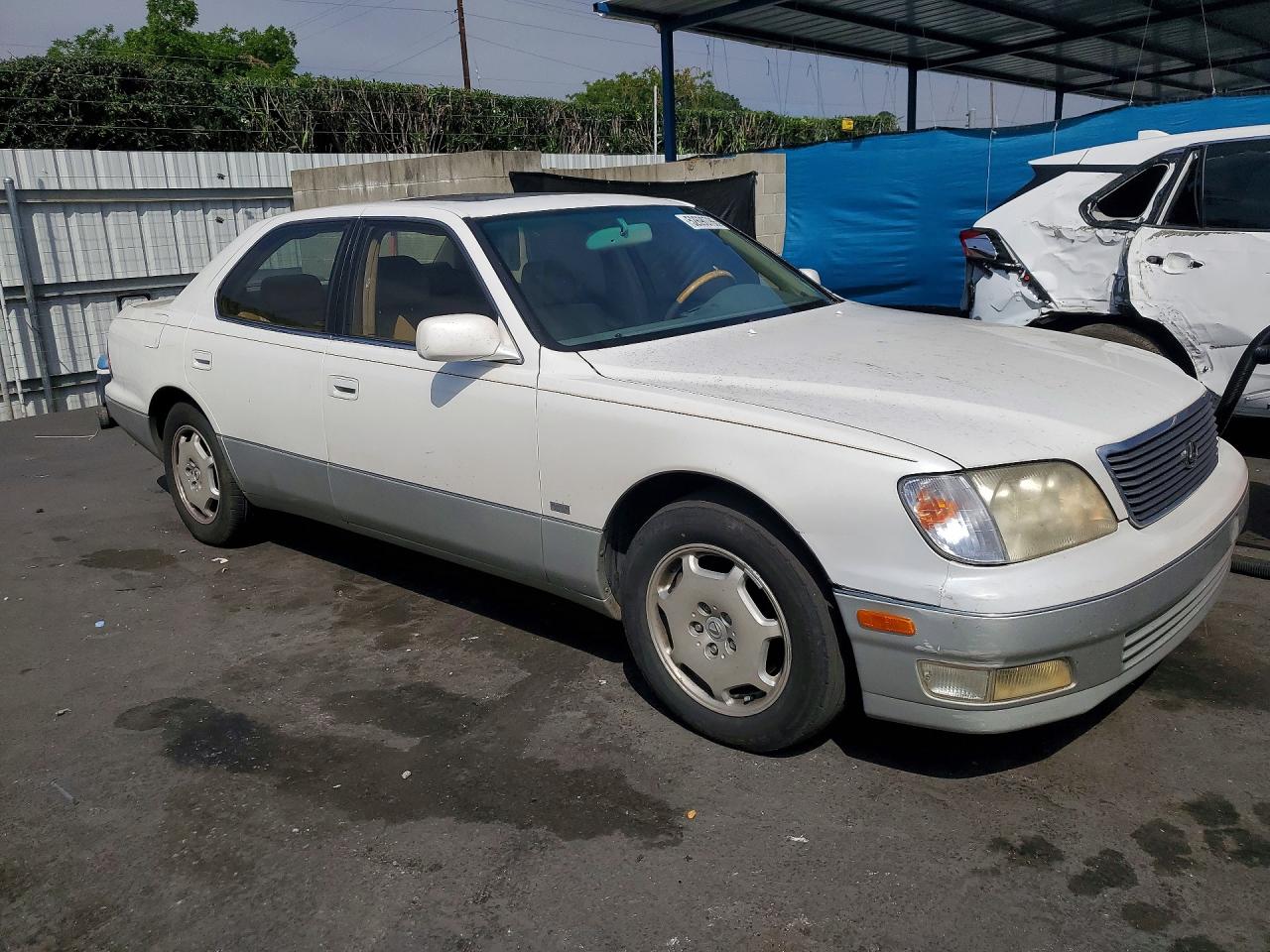2000 Lexus Ls 400 White vin: JT8BH28F9Y0179638