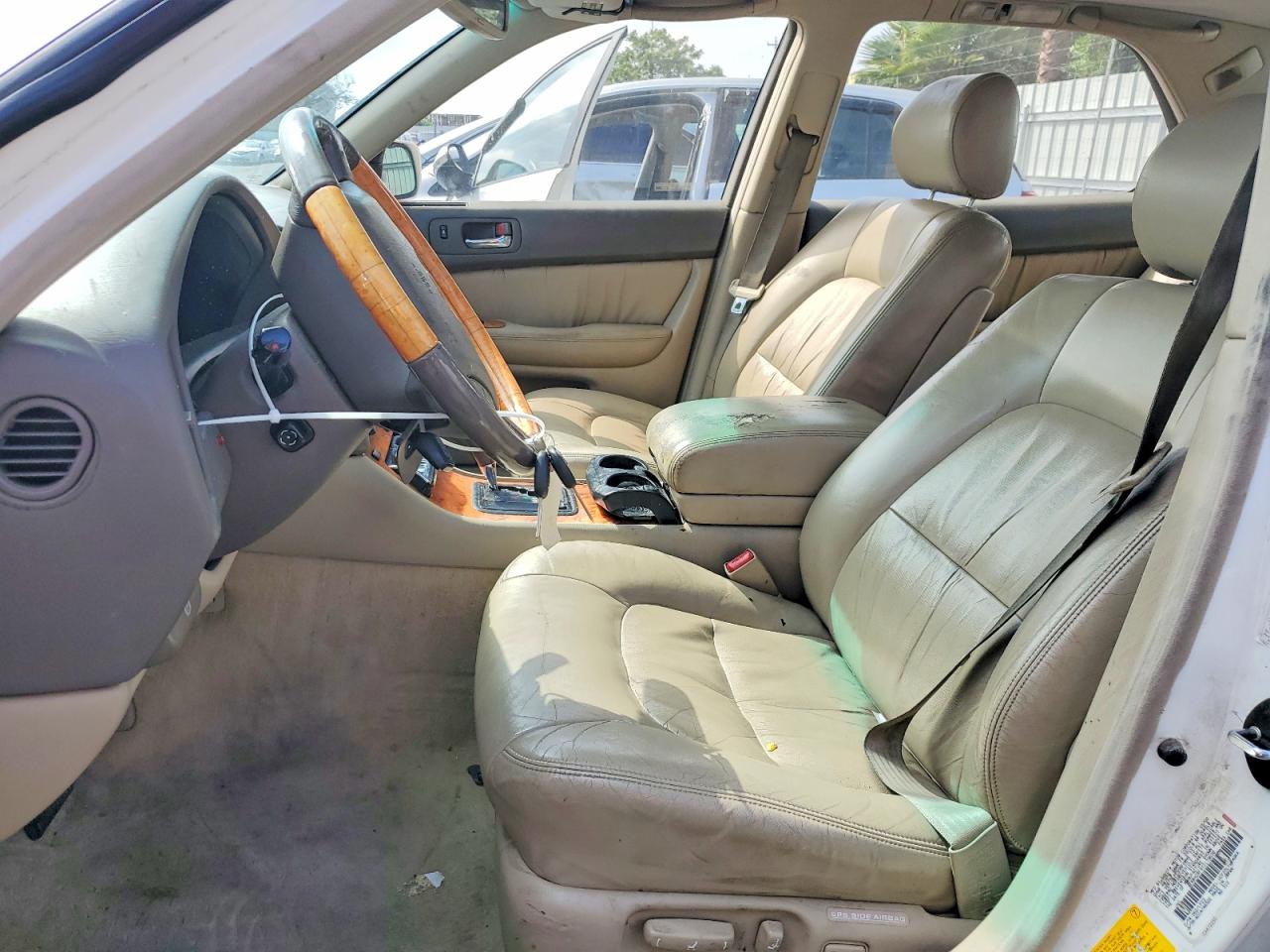 2000 Lexus Ls 400 White vin: JT8BH28F9Y0179638