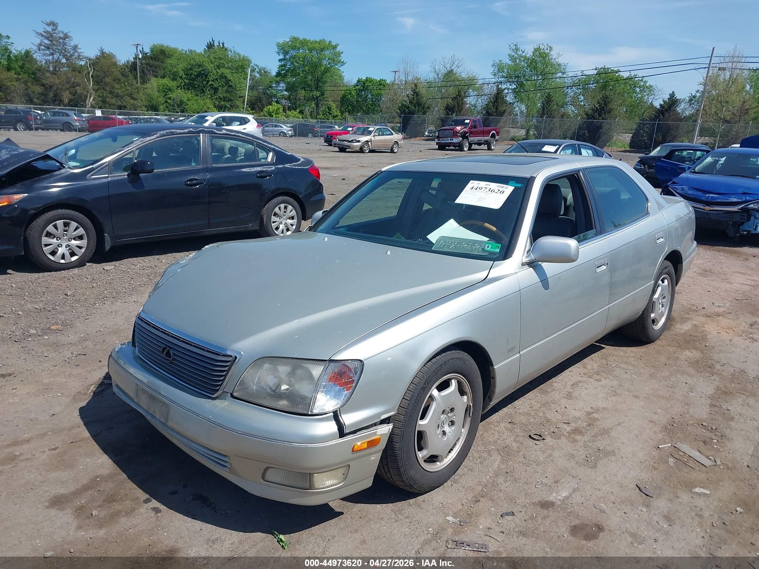 2000 Lexus Ls 400   Silver vin: JT8BH28F9Y0181583