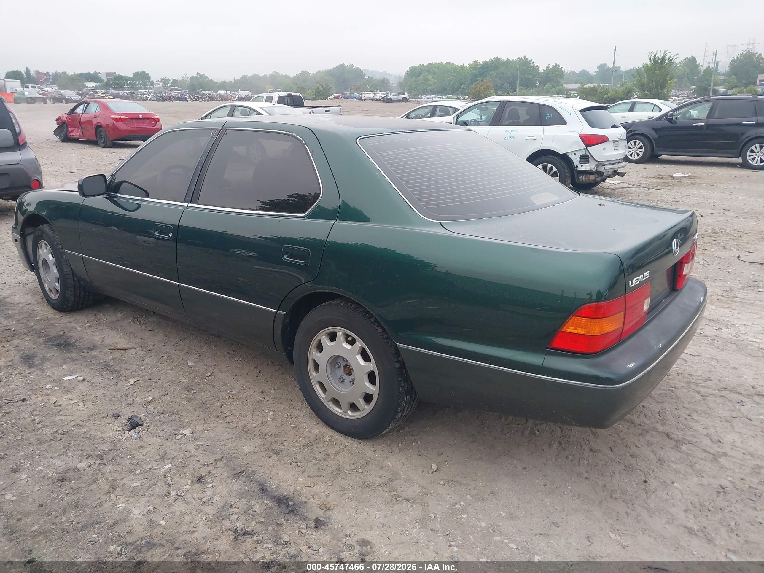 1999 Lexus Ls 400   Green vin: JT8BH28FXX0142743