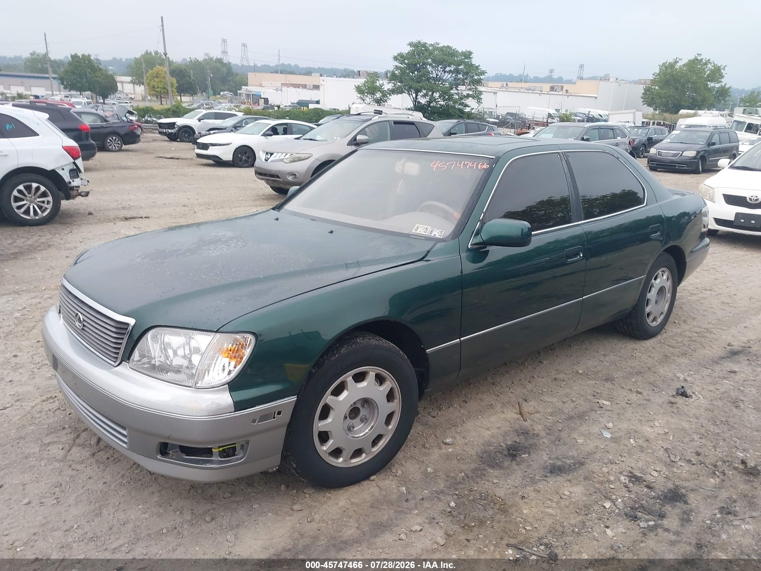 1999 Lexus Ls 400   Green vin: JT8BH28FXX0142743