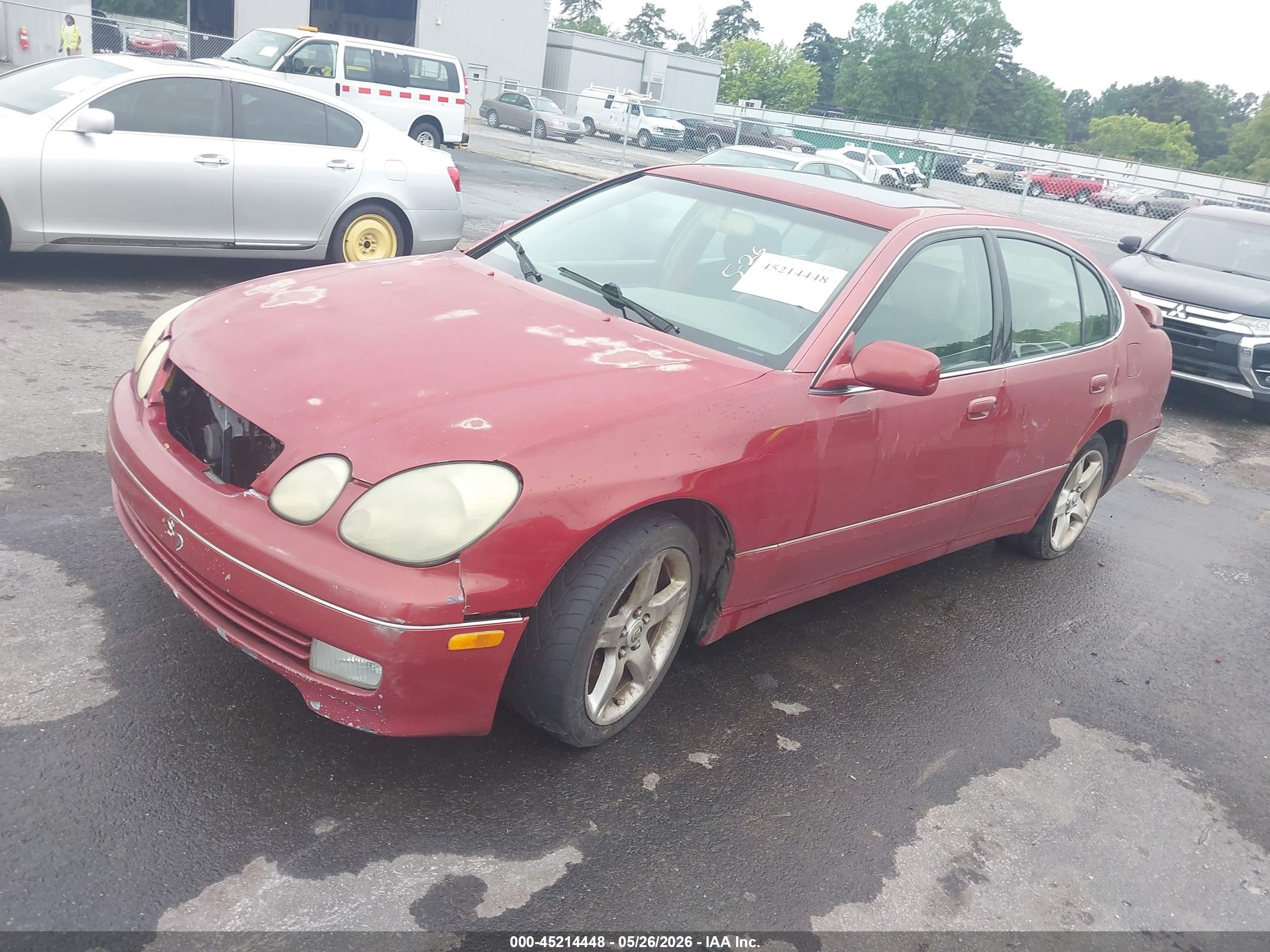 2000 Lexus Gs 400   Burgundy vin: JT8BH68X1Y0023934