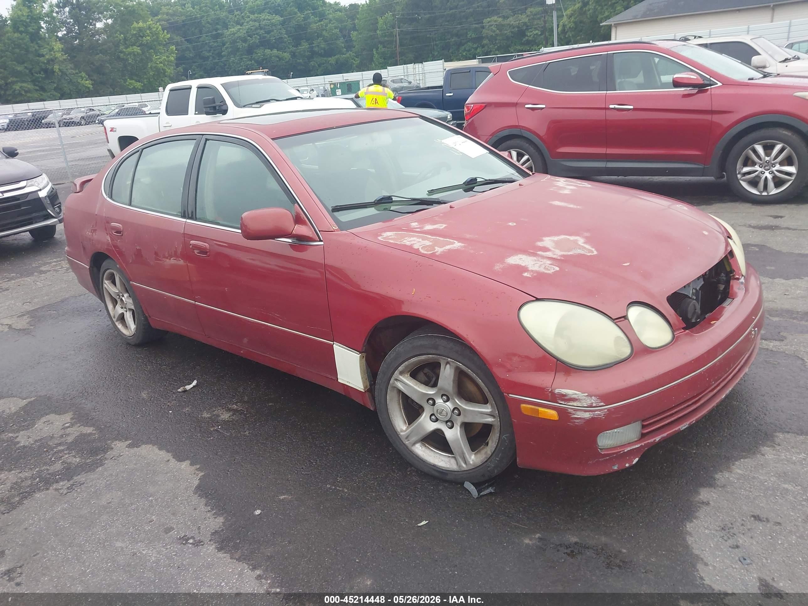 2000 Lexus Gs 400   Burgundy vin: JT8BH68X1Y0023934