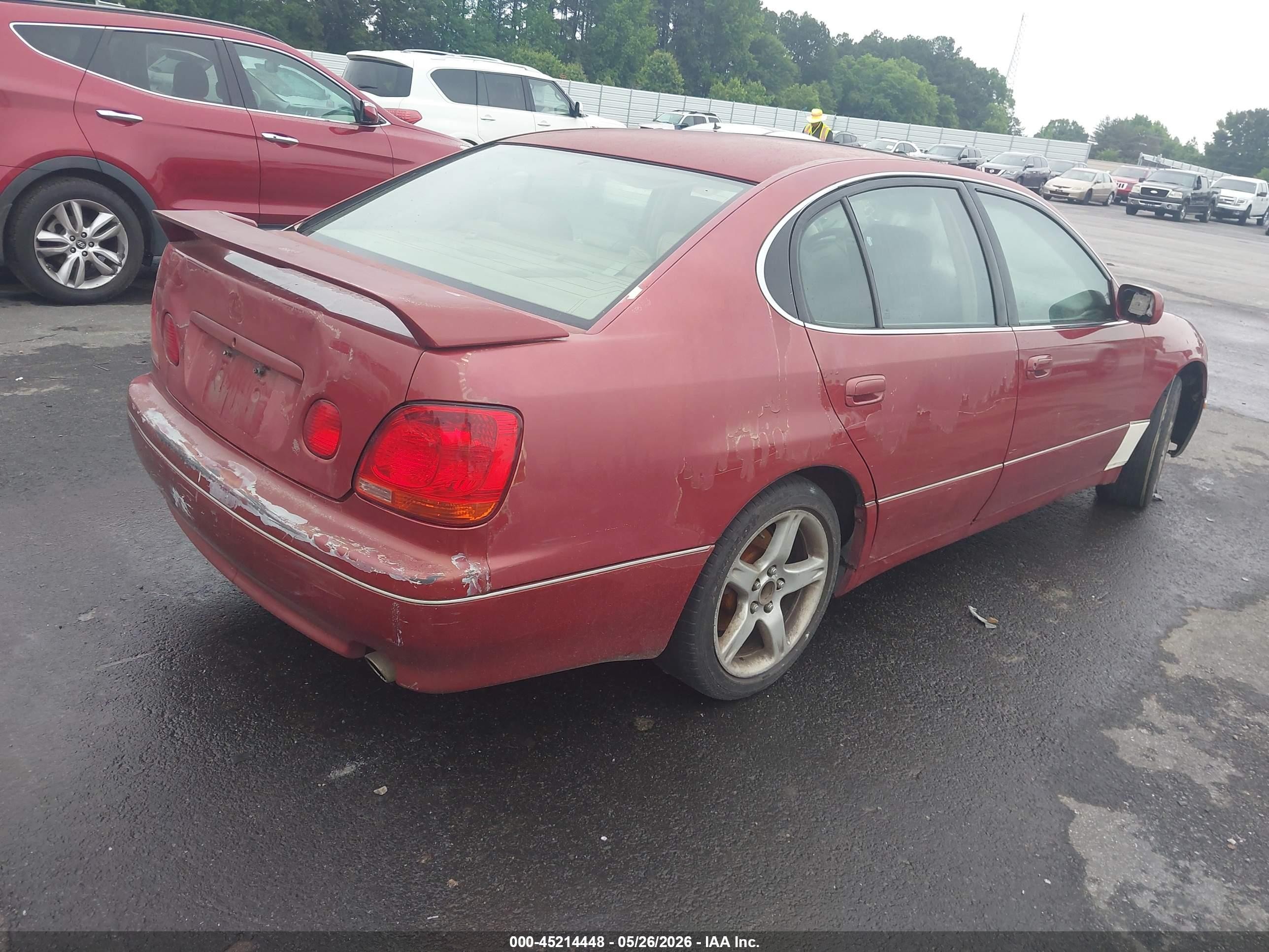 2000 Lexus Gs 400   Burgundy vin: JT8BH68X1Y0023934