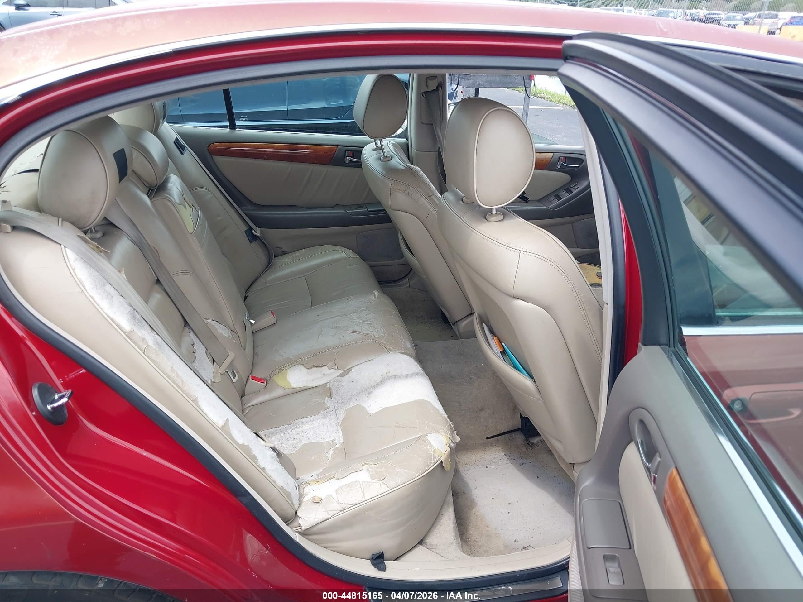1998 Lexus Gs 400   Maroon vin: JT8BH68X2W0008999