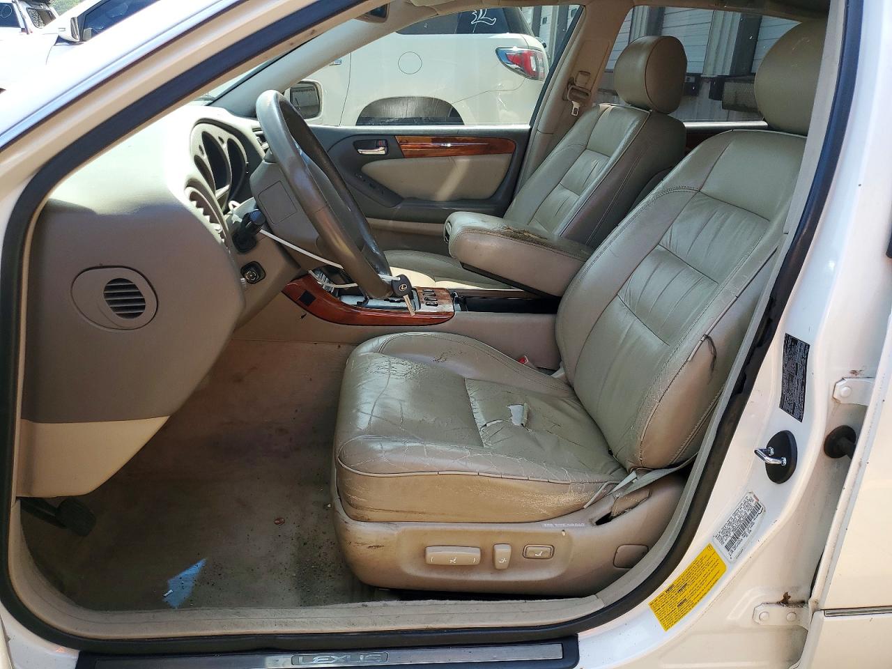2000 Lexus Gs 400 White vin: JT8BH68X2Y0022680