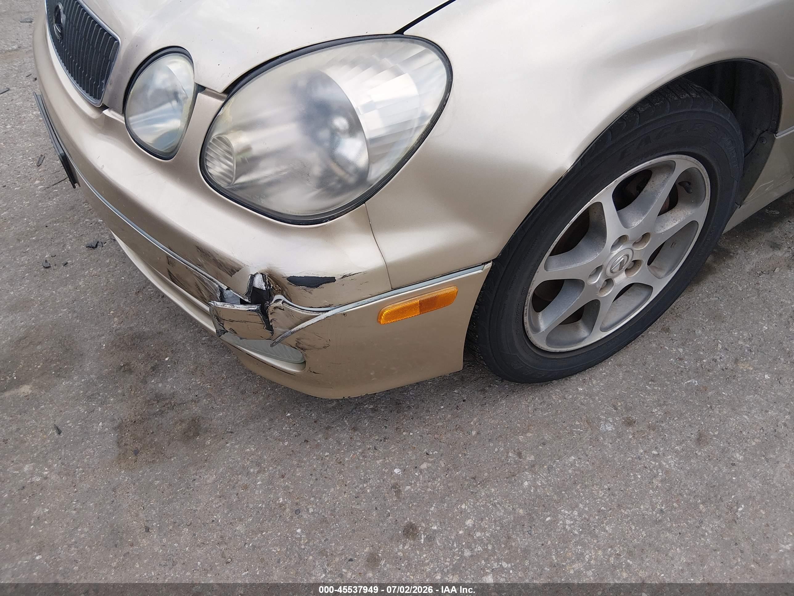 2000 Lexus Gs 400   Cream vin: JT8BH68X4Y0025161