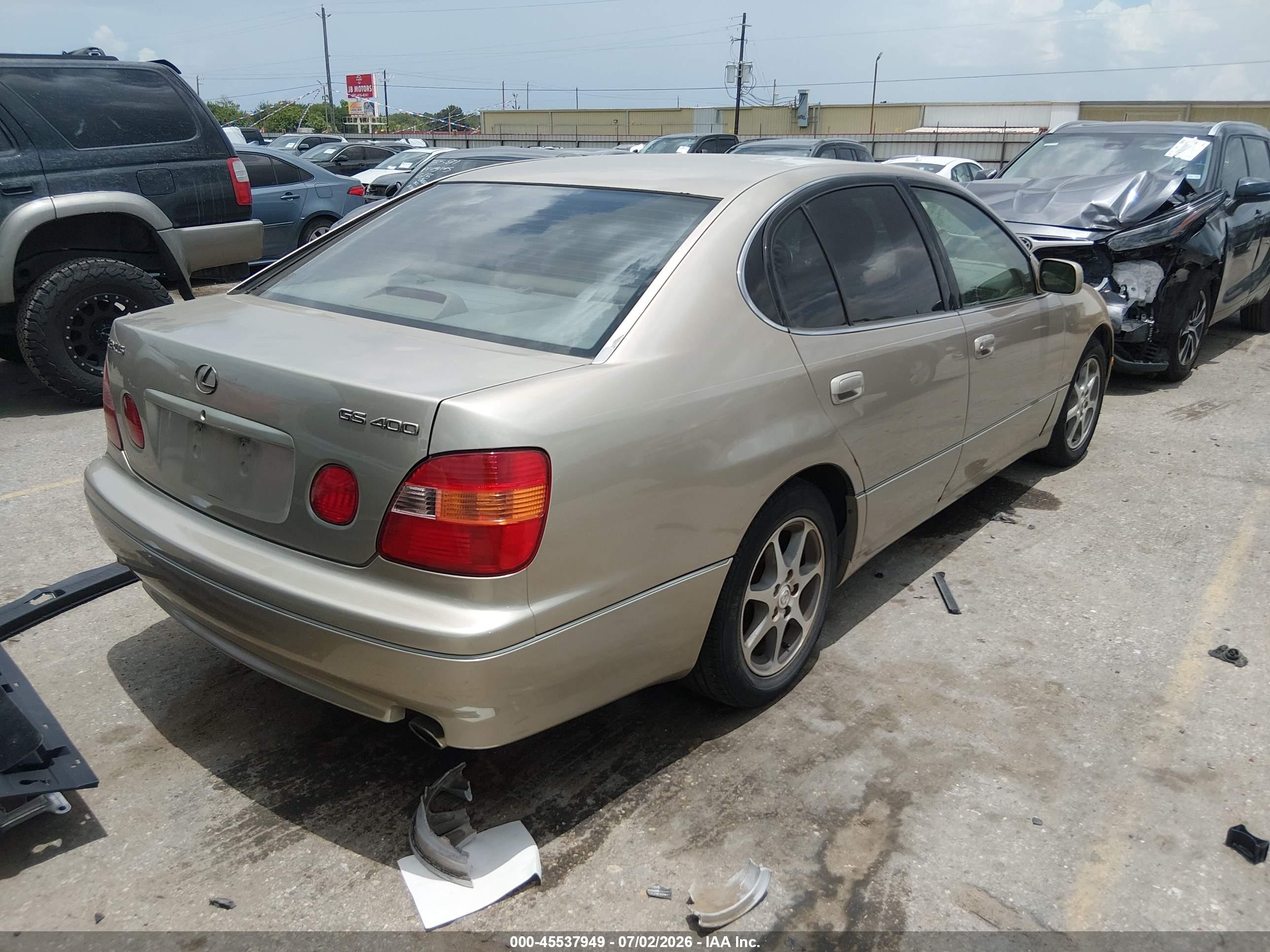 2000 Lexus Gs 400   Cream vin: JT8BH68X4Y0025161