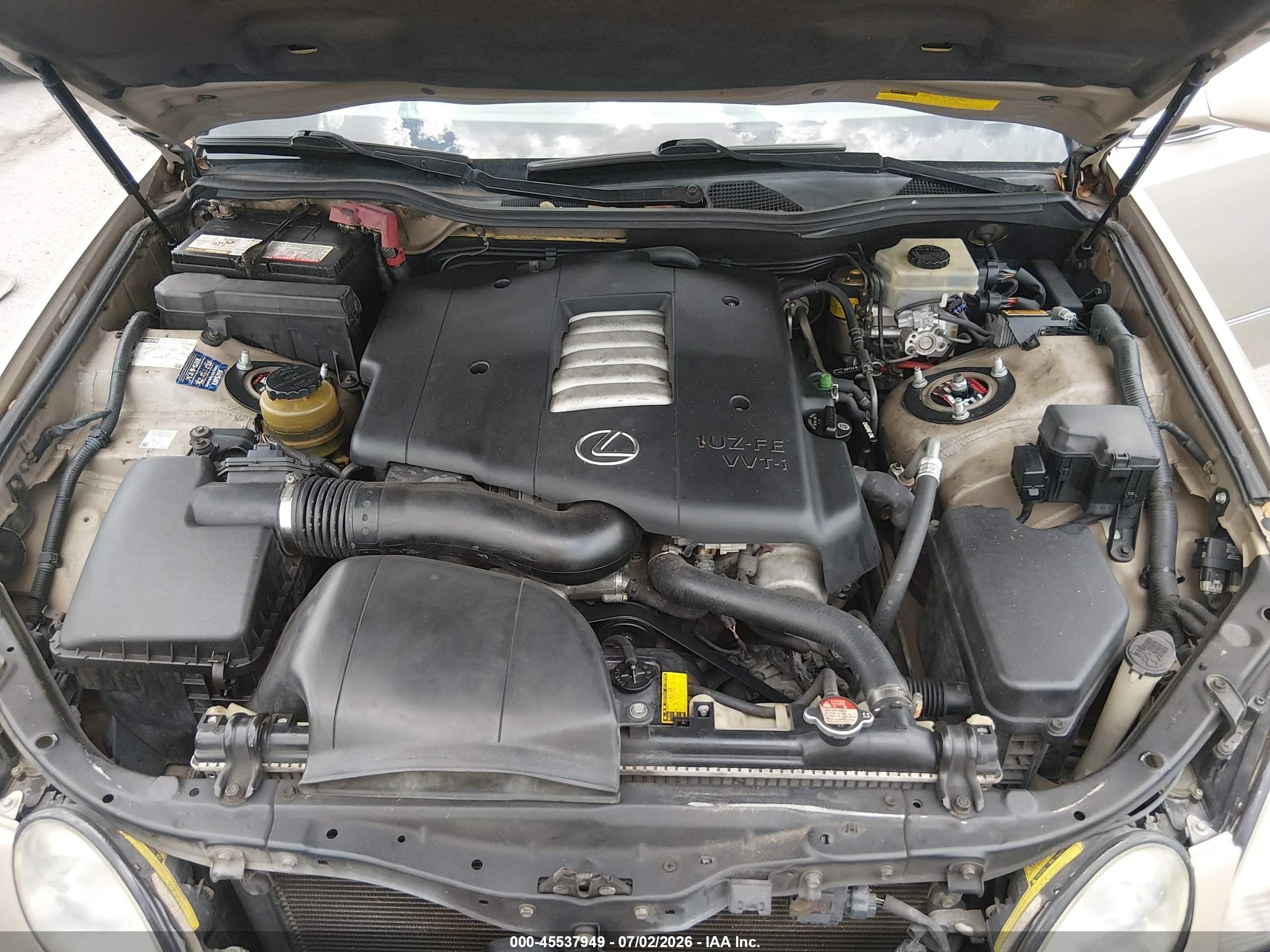 2000 Lexus Gs 400   Cream vin: JT8BH68X4Y0025161