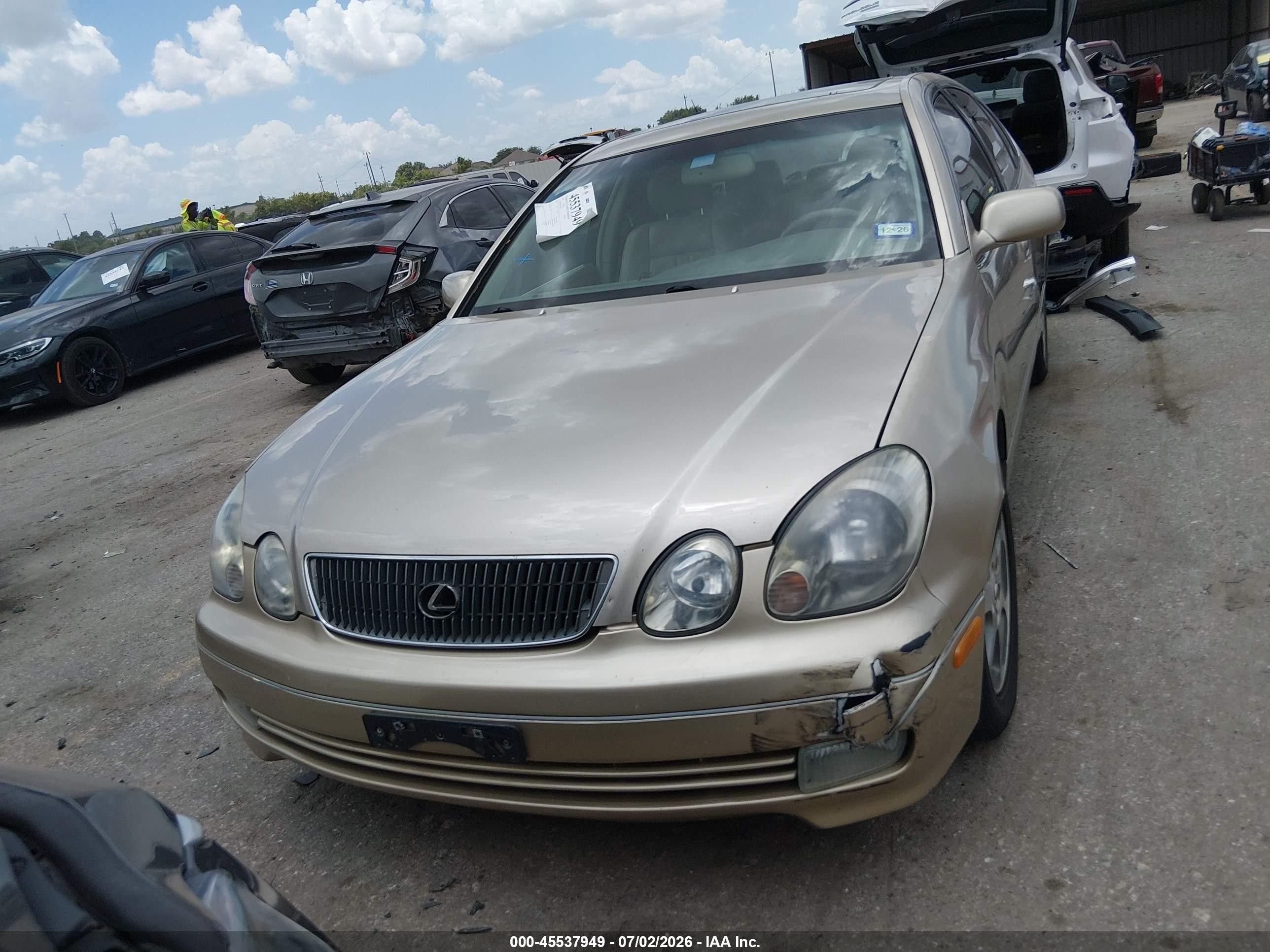 2000 Lexus Gs 400   Cream vin: JT8BH68X4Y0025161