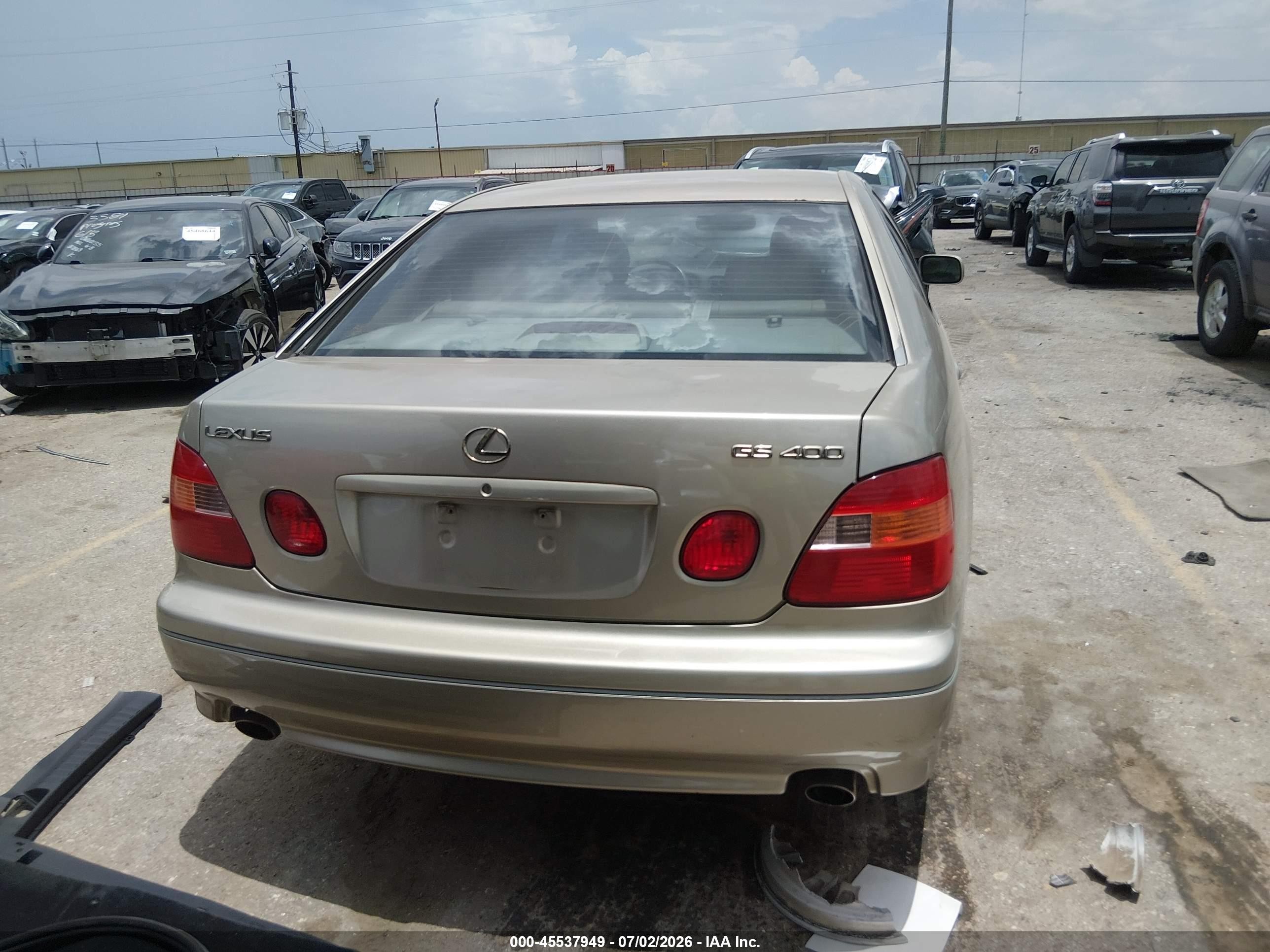 2000 Lexus Gs 400   Cream vin: JT8BH68X4Y0025161