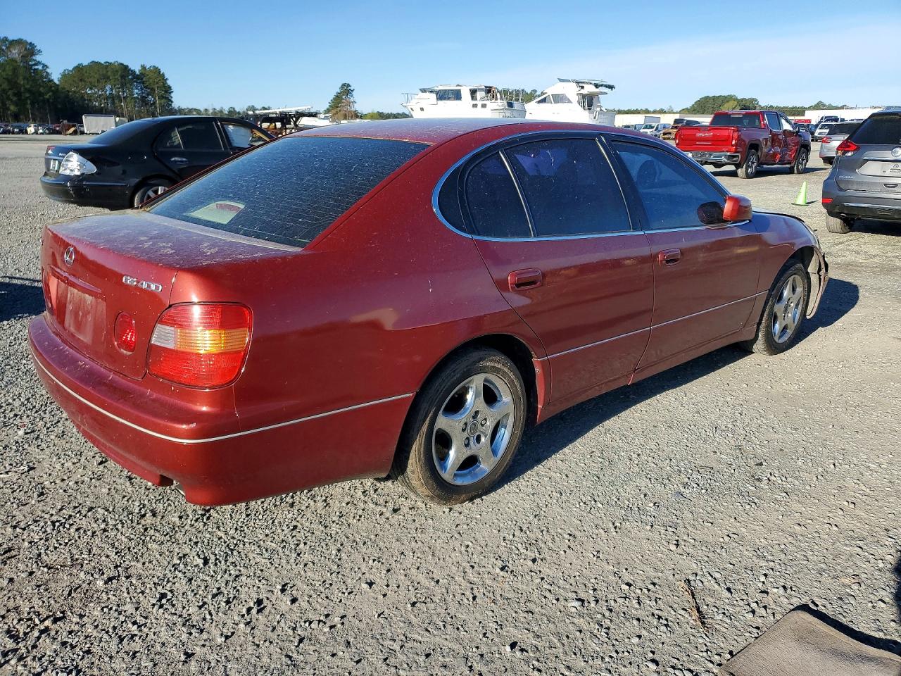 2000 Lexus Gs 400 Base Burgundy vin: JT8BH68X6Y0023010