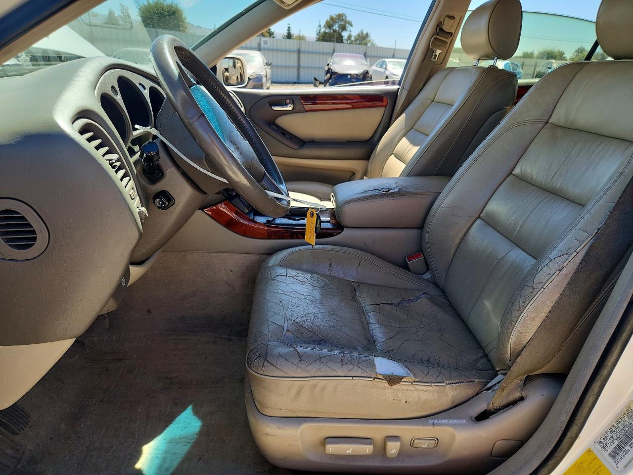 1998 Lexus Gs 400 White vin: JT8BH68X8W0002804
