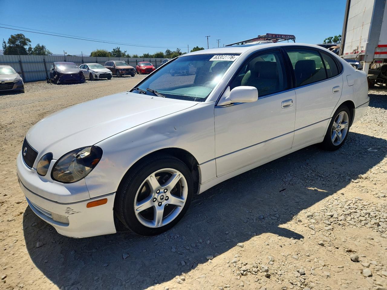 1998 Lexus Gs 400 White vin: JT8BH68X8W0002804