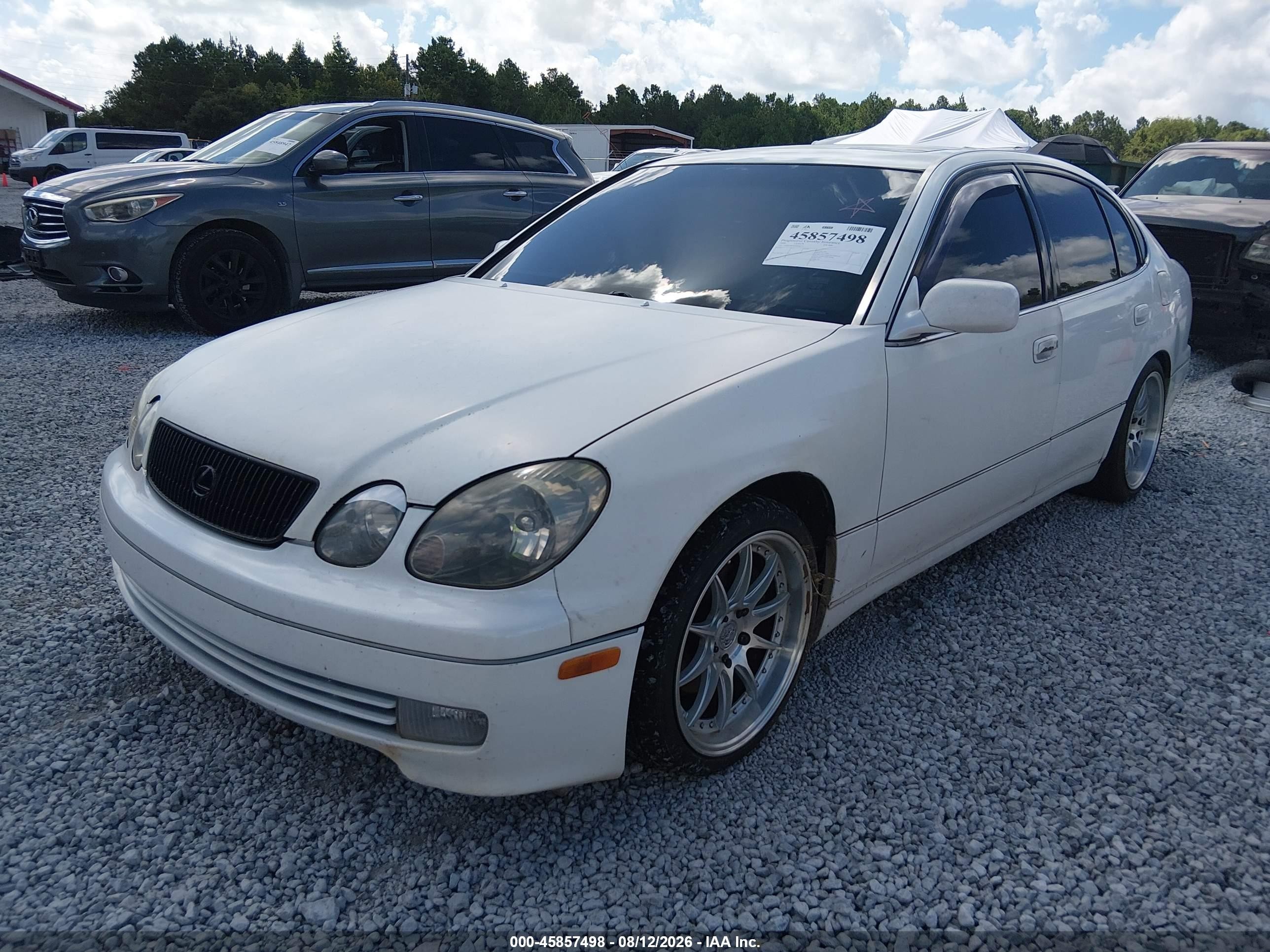 2000 Lexus Gs 400 White vin: JT8BH68X9Y0026273