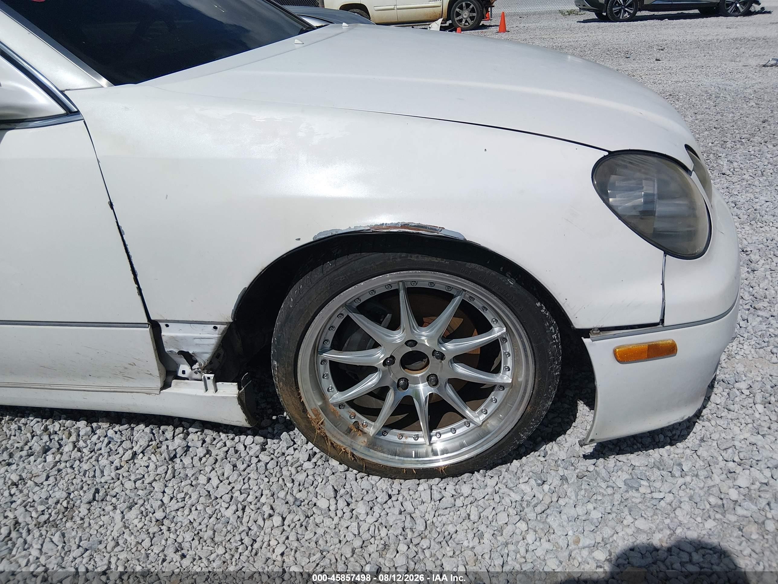 2000 Lexus Gs 400 White vin: JT8BH68X9Y0026273