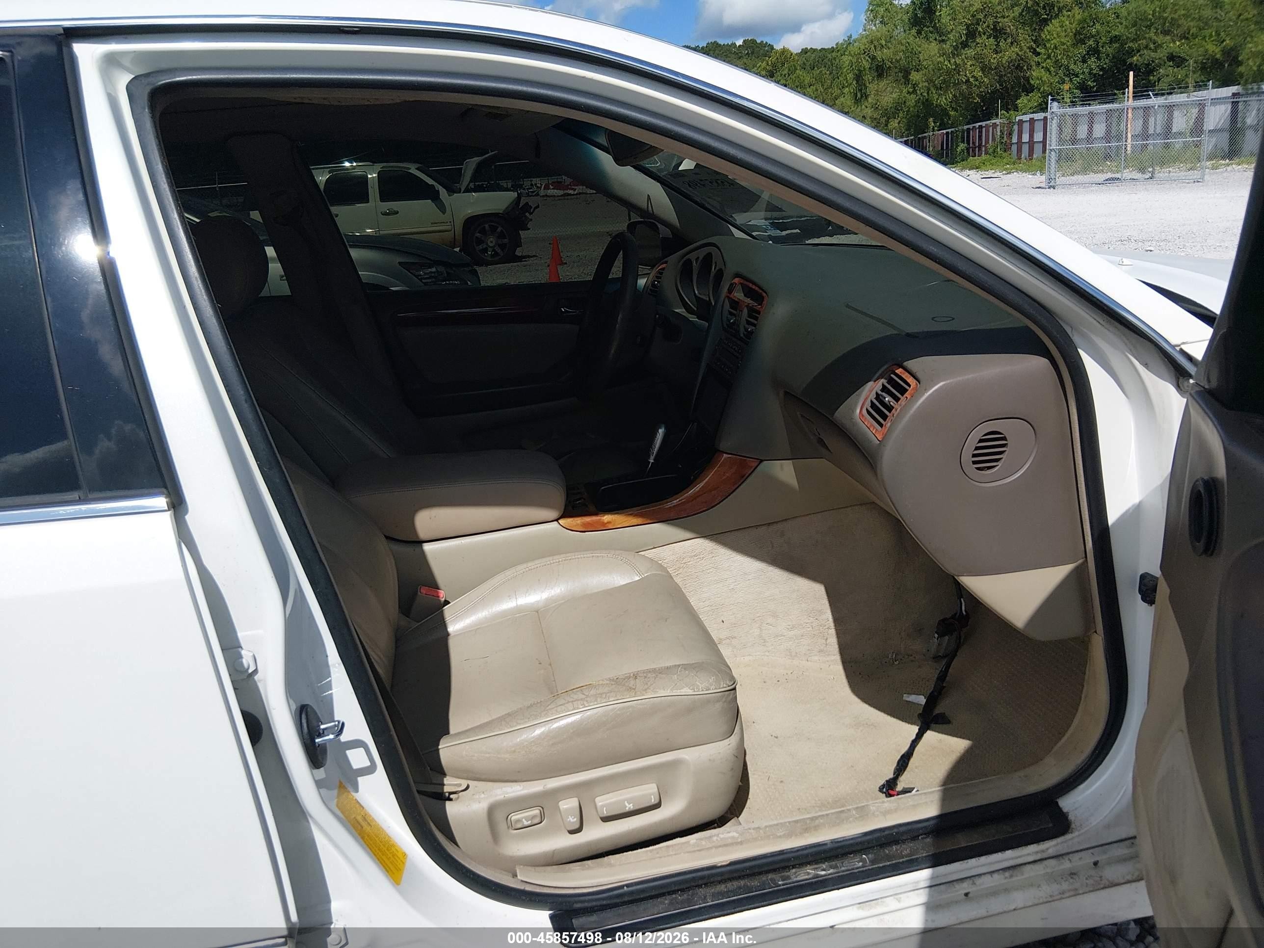 2000 Lexus Gs 400 White vin: JT8BH68X9Y0026273