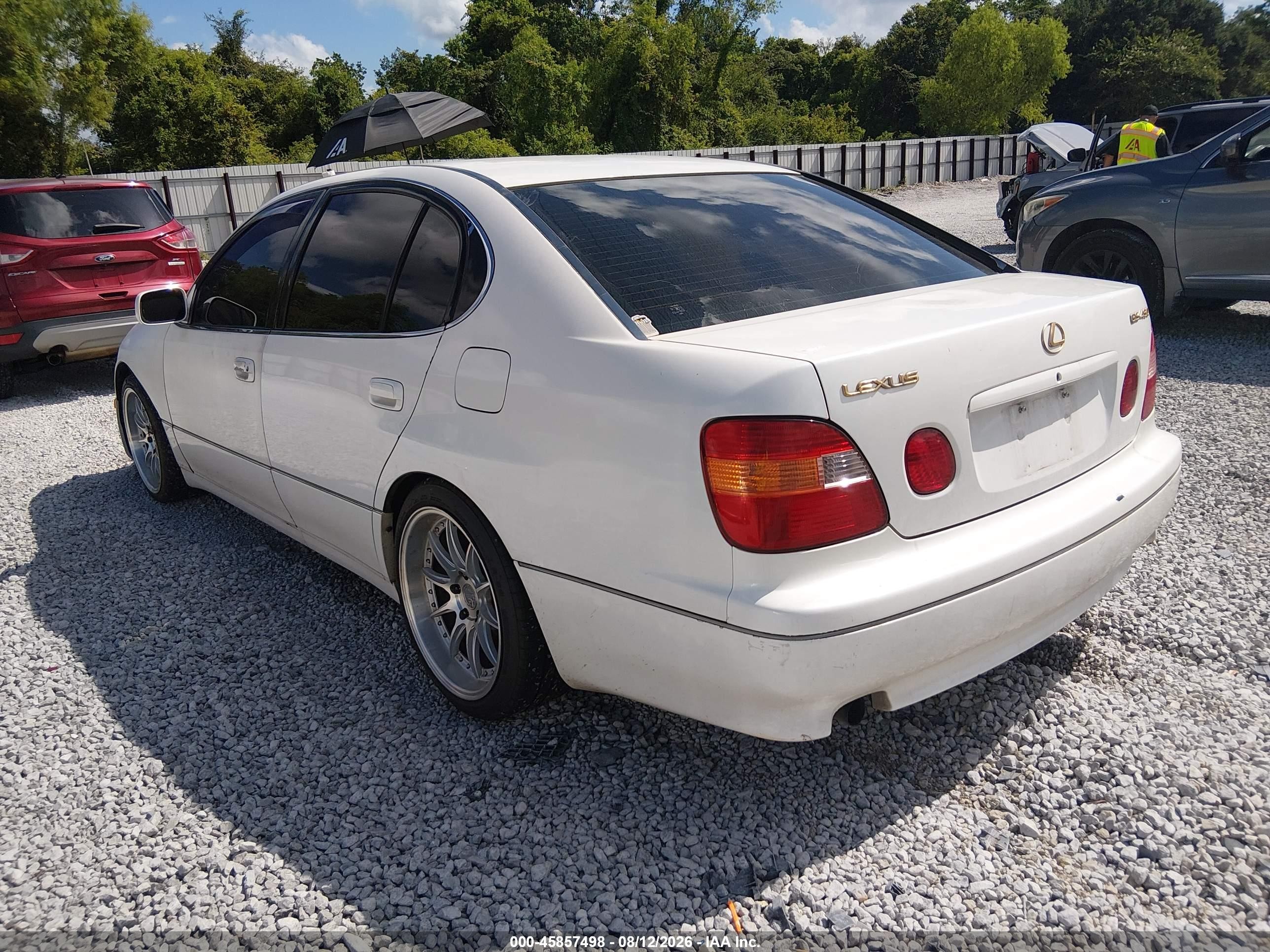 2000 Lexus Gs 400 White vin: JT8BH68X9Y0026273