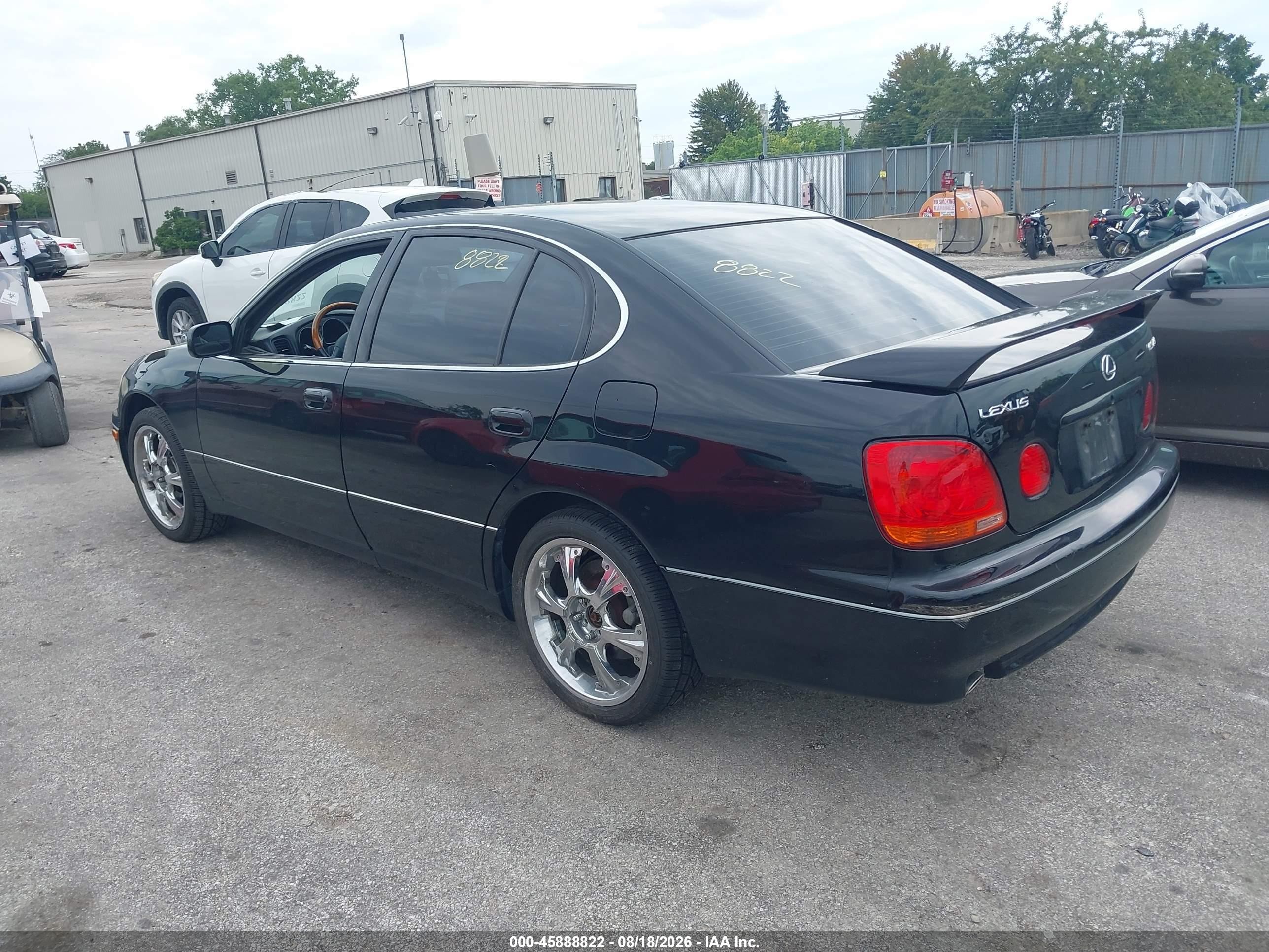 2001 Lexus Gs 430   Черный vin: JT8BL69S010005254
