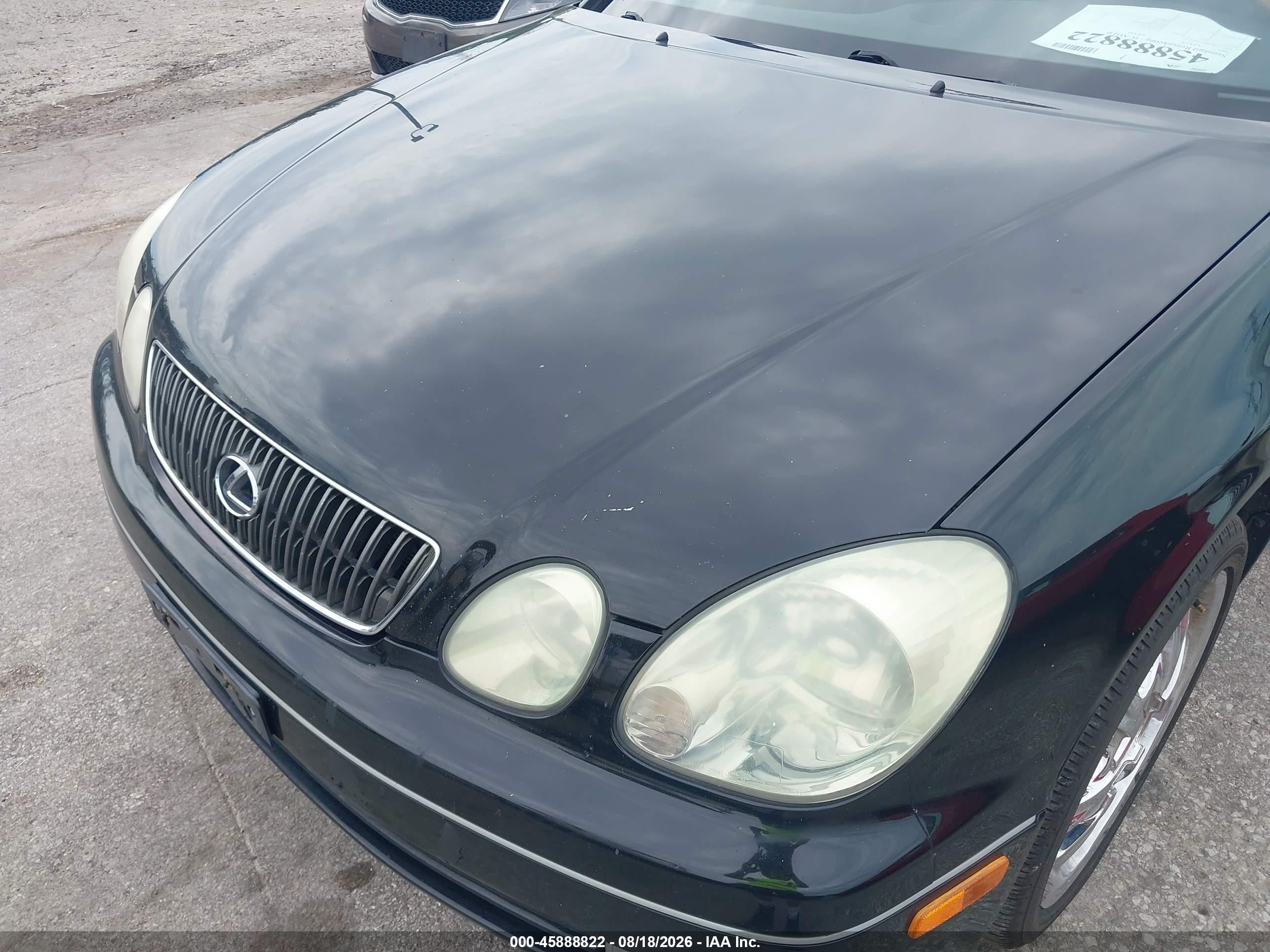 2001 Lexus Gs 430   Черный vin: JT8BL69S010005254