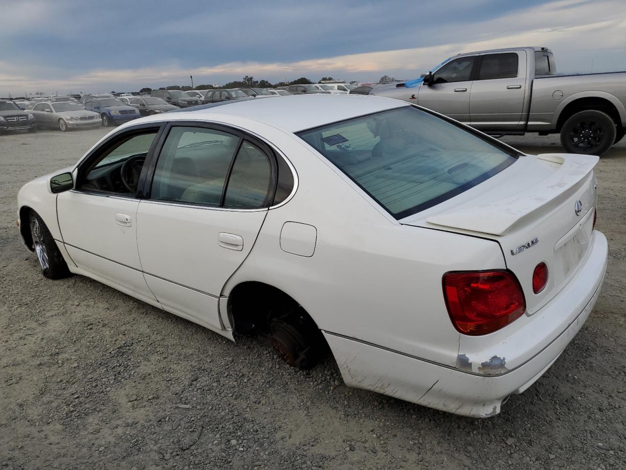 2001 Lexus Gs 430 White vin: JT8BL69S010006615