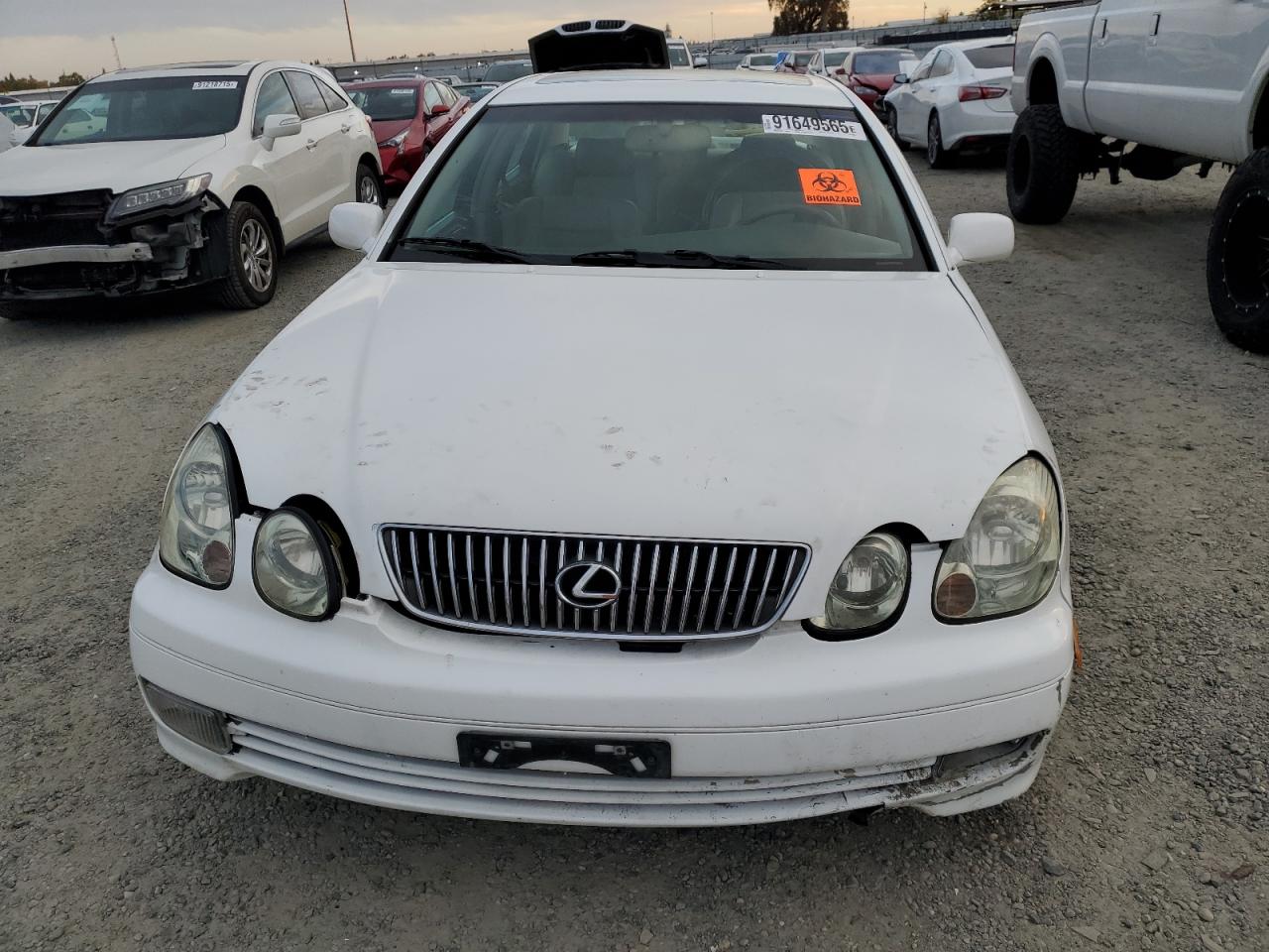 2001 Lexus Gs 430 White vin: JT8BL69S010006615