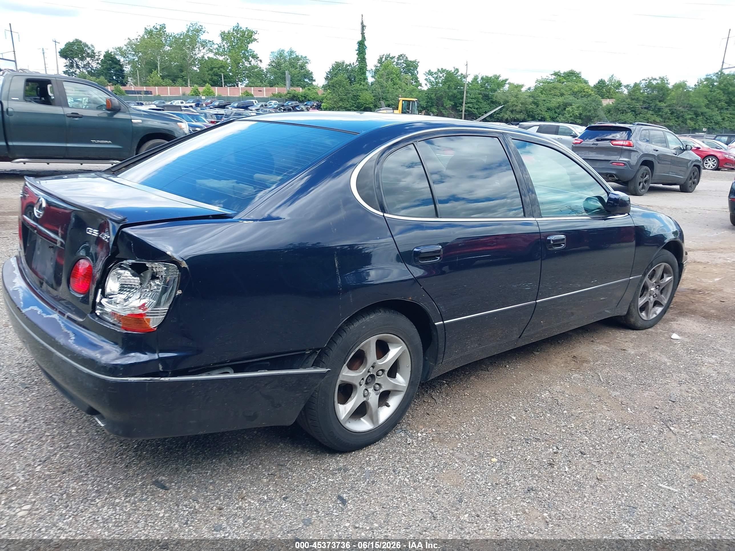 2002 Lexus Gs 430   Dark Blue vin: JT8BL69S020008544