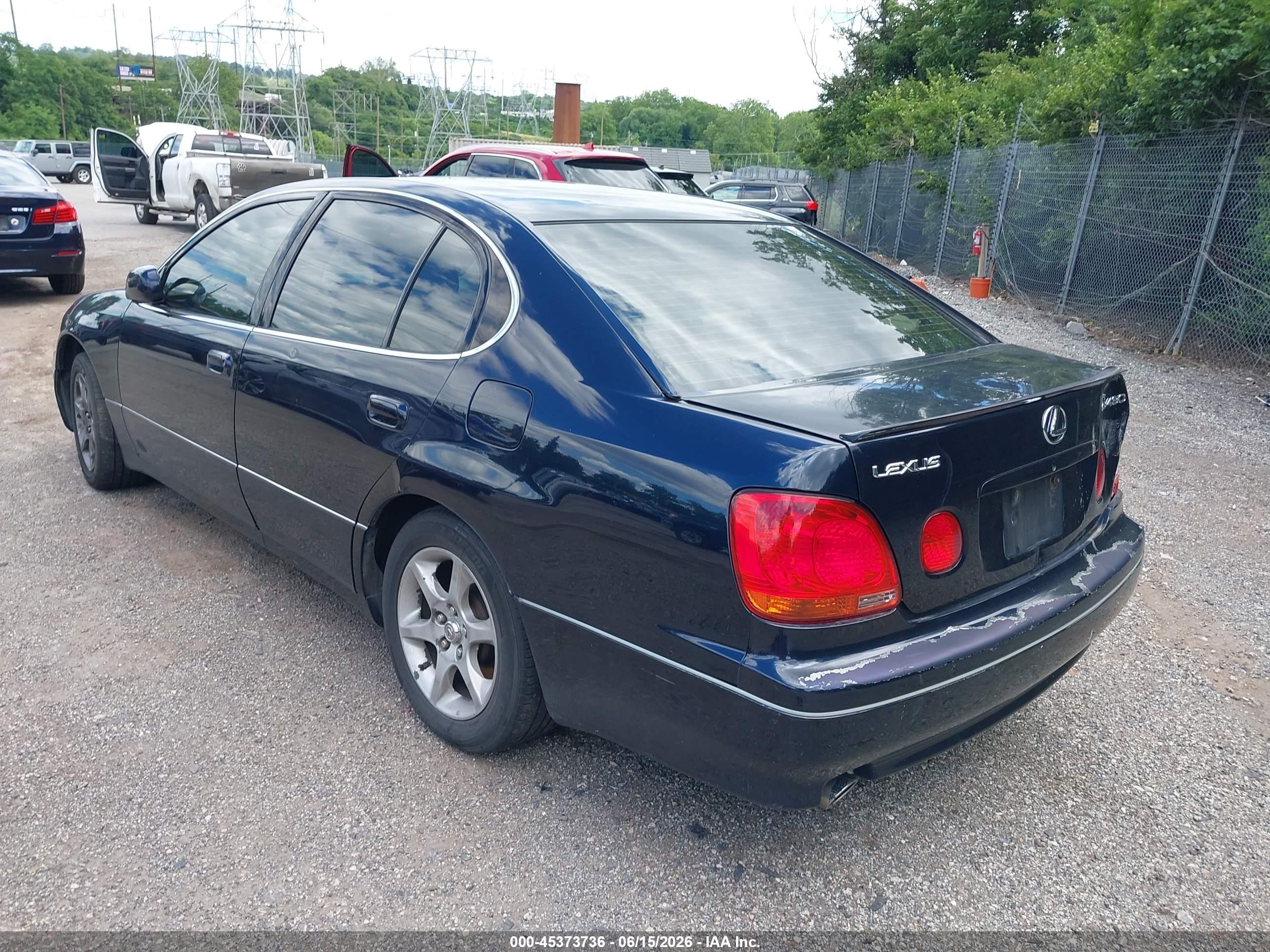 2002 Lexus Gs 430   Dark Blue vin: JT8BL69S020008544