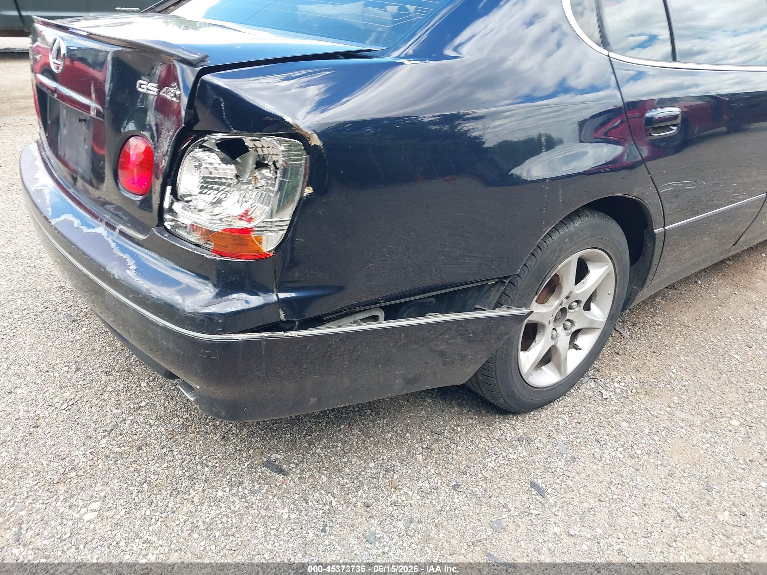 2002 Lexus Gs 430   Dark Blue vin: JT8BL69S020008544