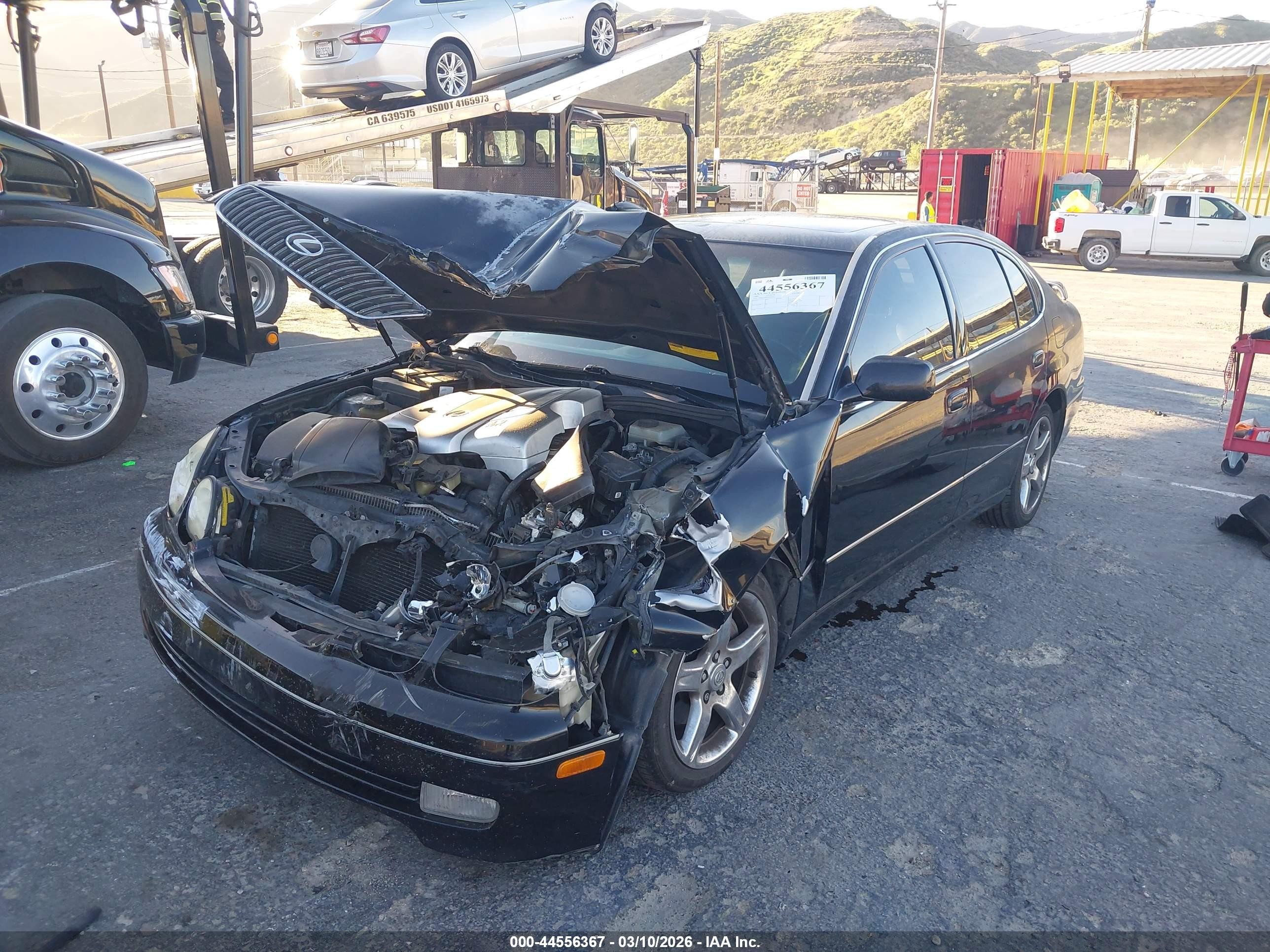 2002 Lexus Gs 430   Black vin: JT8BL69S020009676