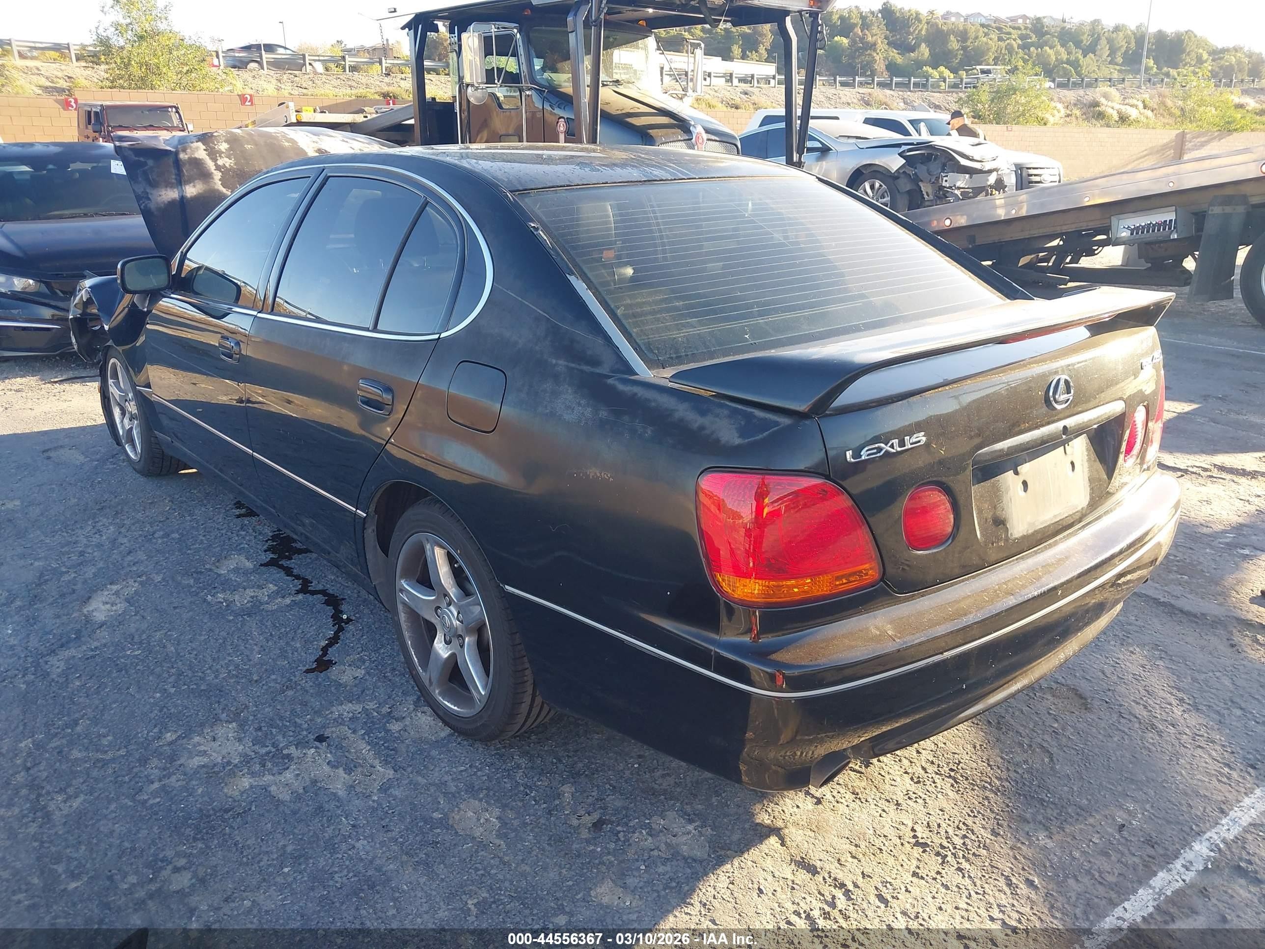 2002 Lexus Gs 430   Black vin: JT8BL69S020009676