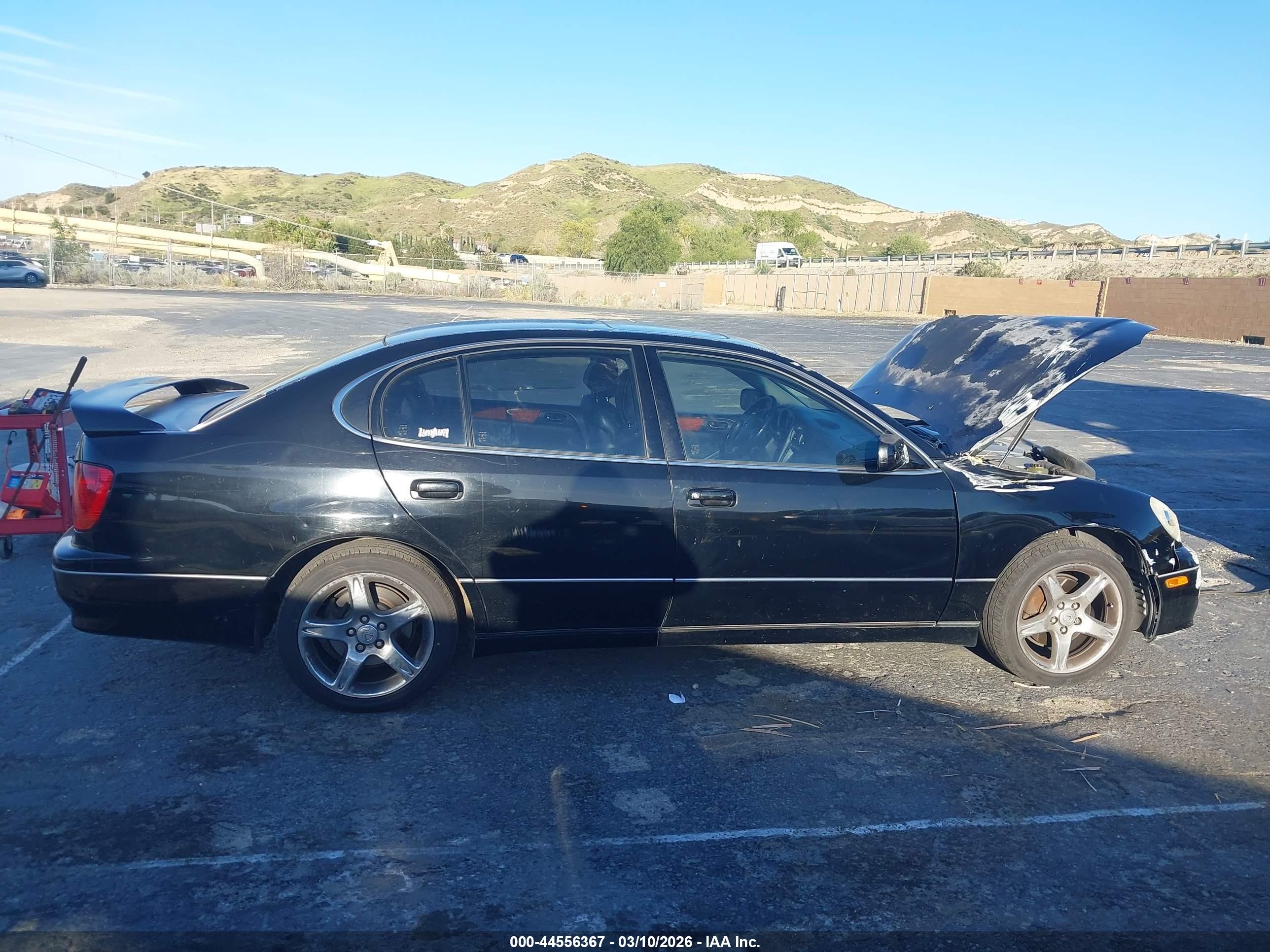2002 Lexus Gs 430   Black vin: JT8BL69S020009676