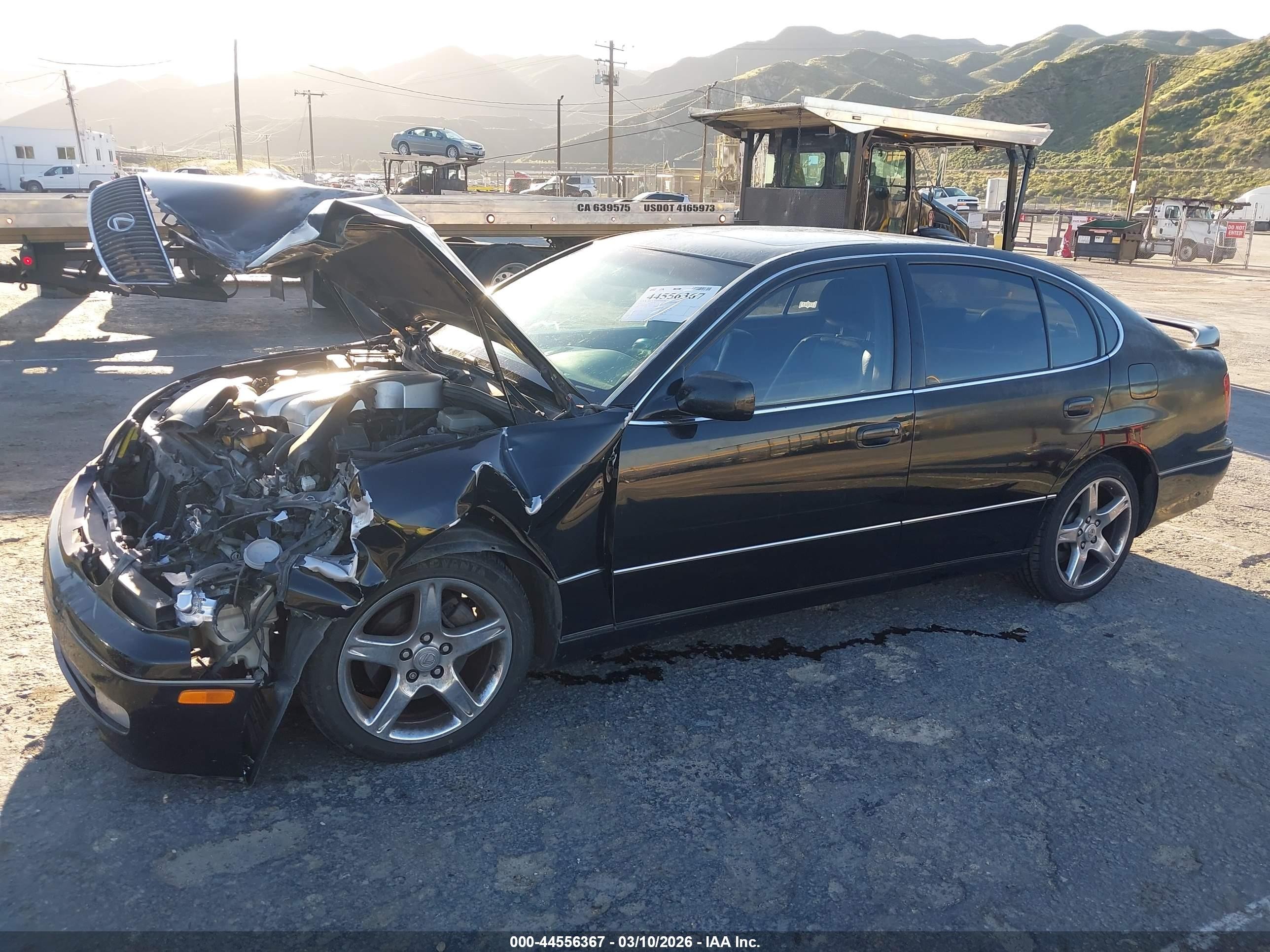 2002 Lexus Gs 430   Black vin: JT8BL69S020009676