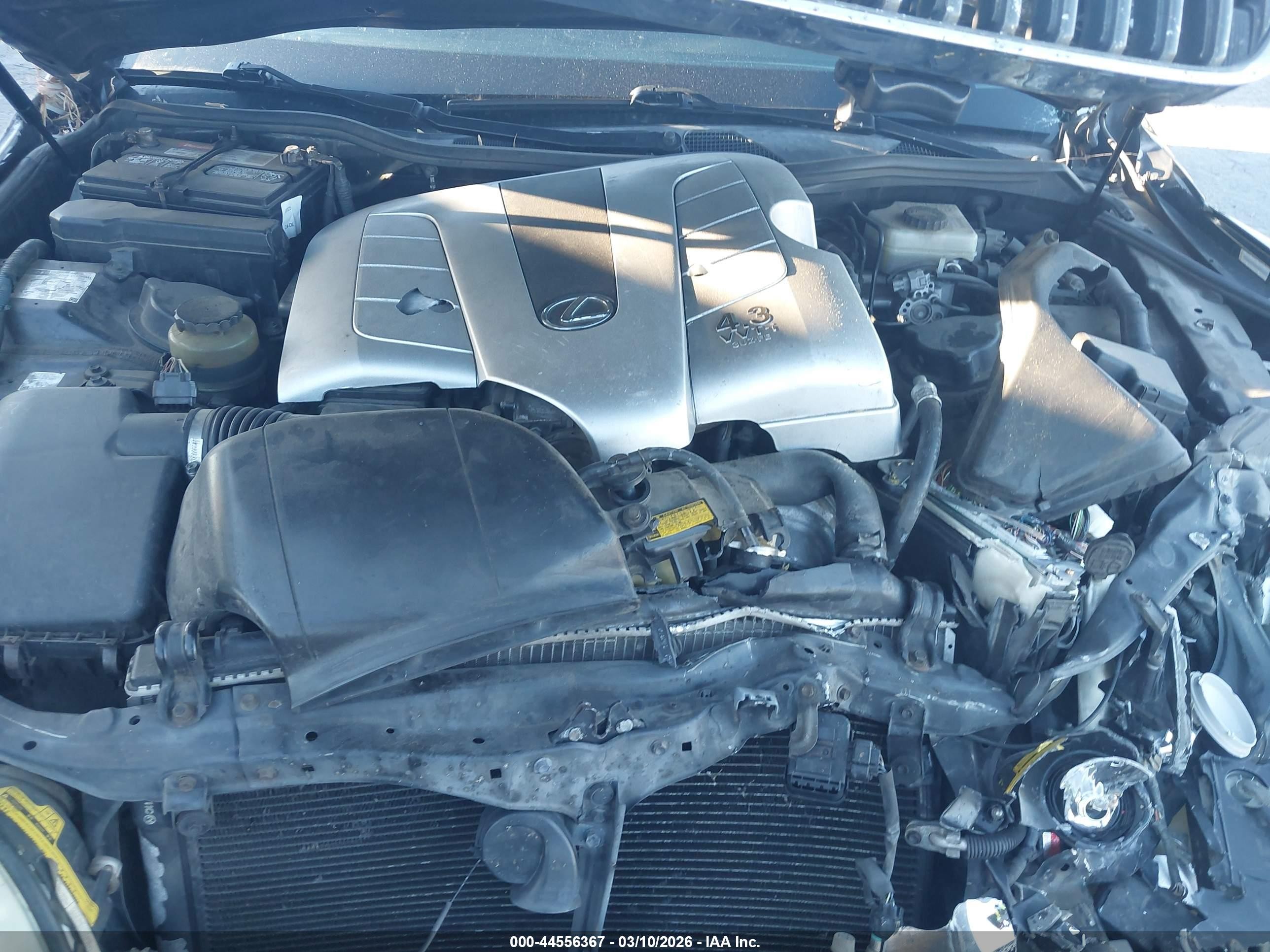 2002 Lexus Gs 430   Black vin: JT8BL69S020009676