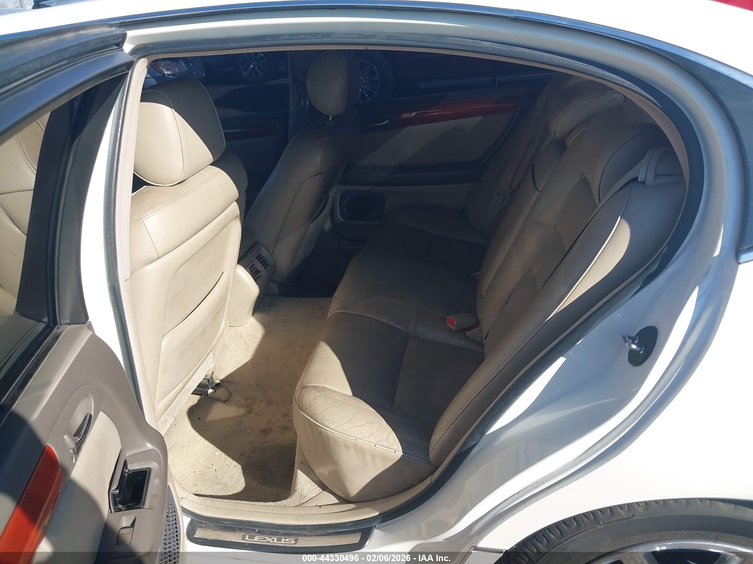 2004 Lexus Gs 430   Белый vin: JT8BL69S040015271