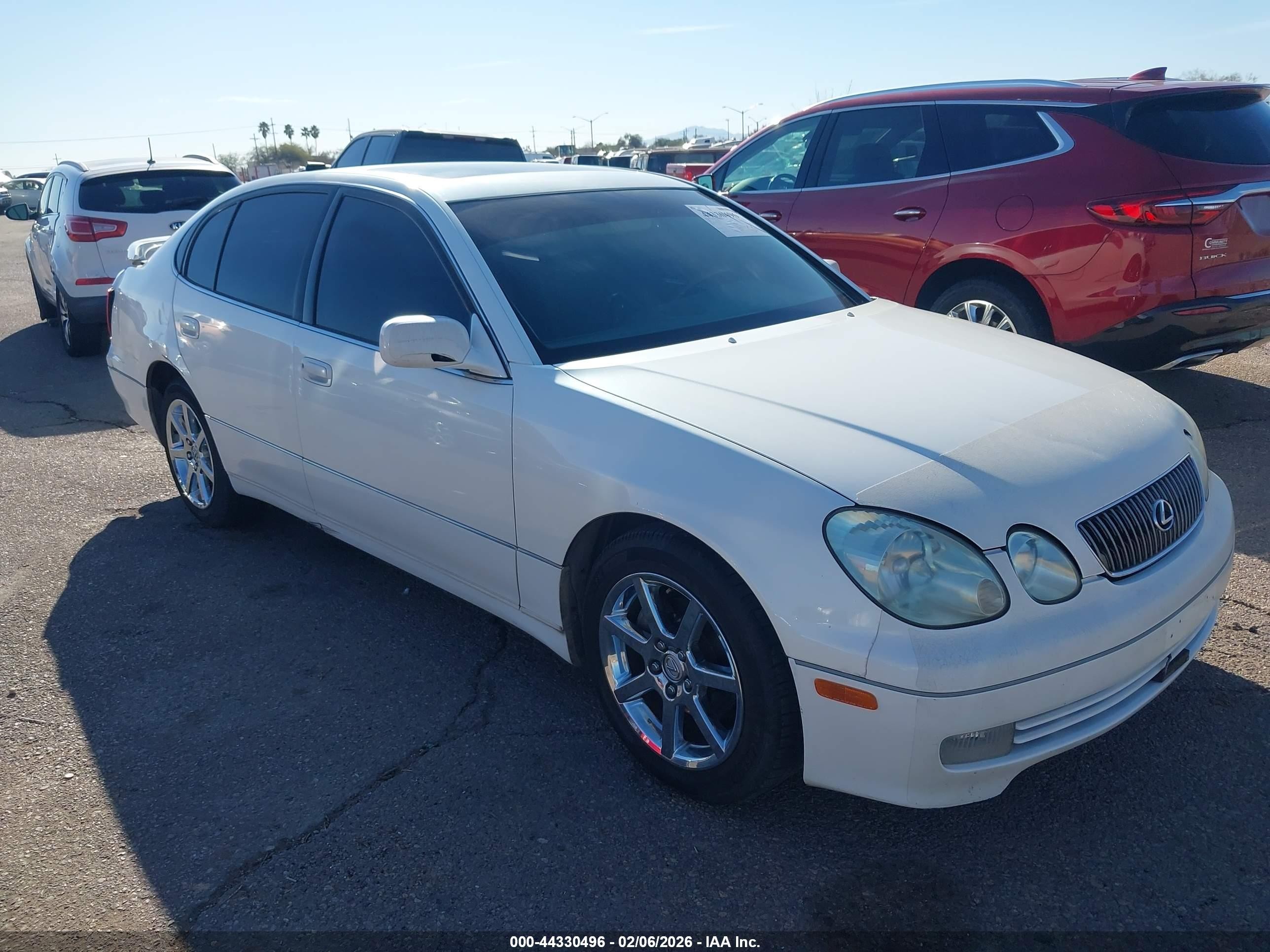 2004 Lexus Gs 430   Белый vin: JT8BL69S040015271