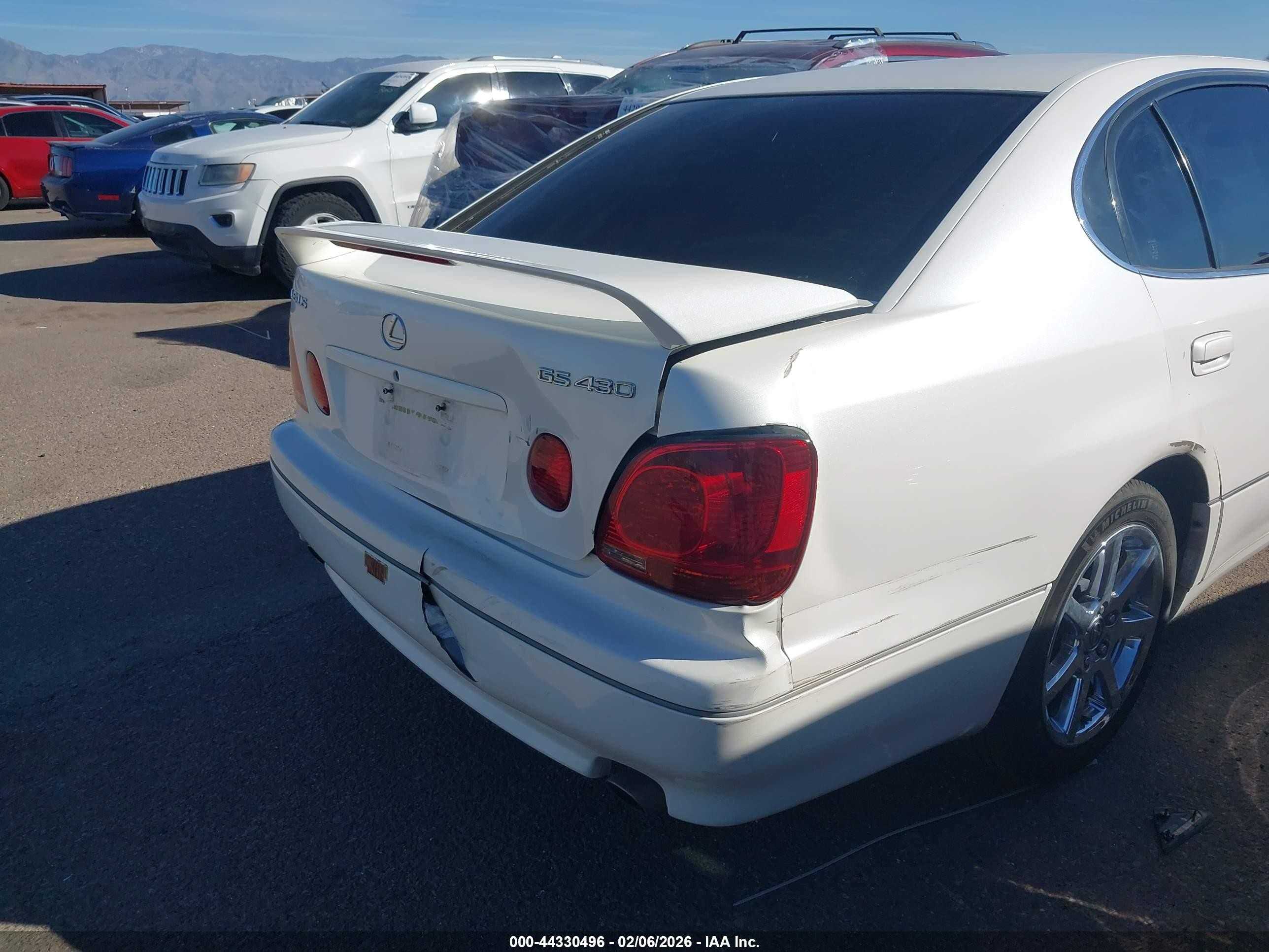 2004 Lexus Gs 430   Белый vin: JT8BL69S040015271