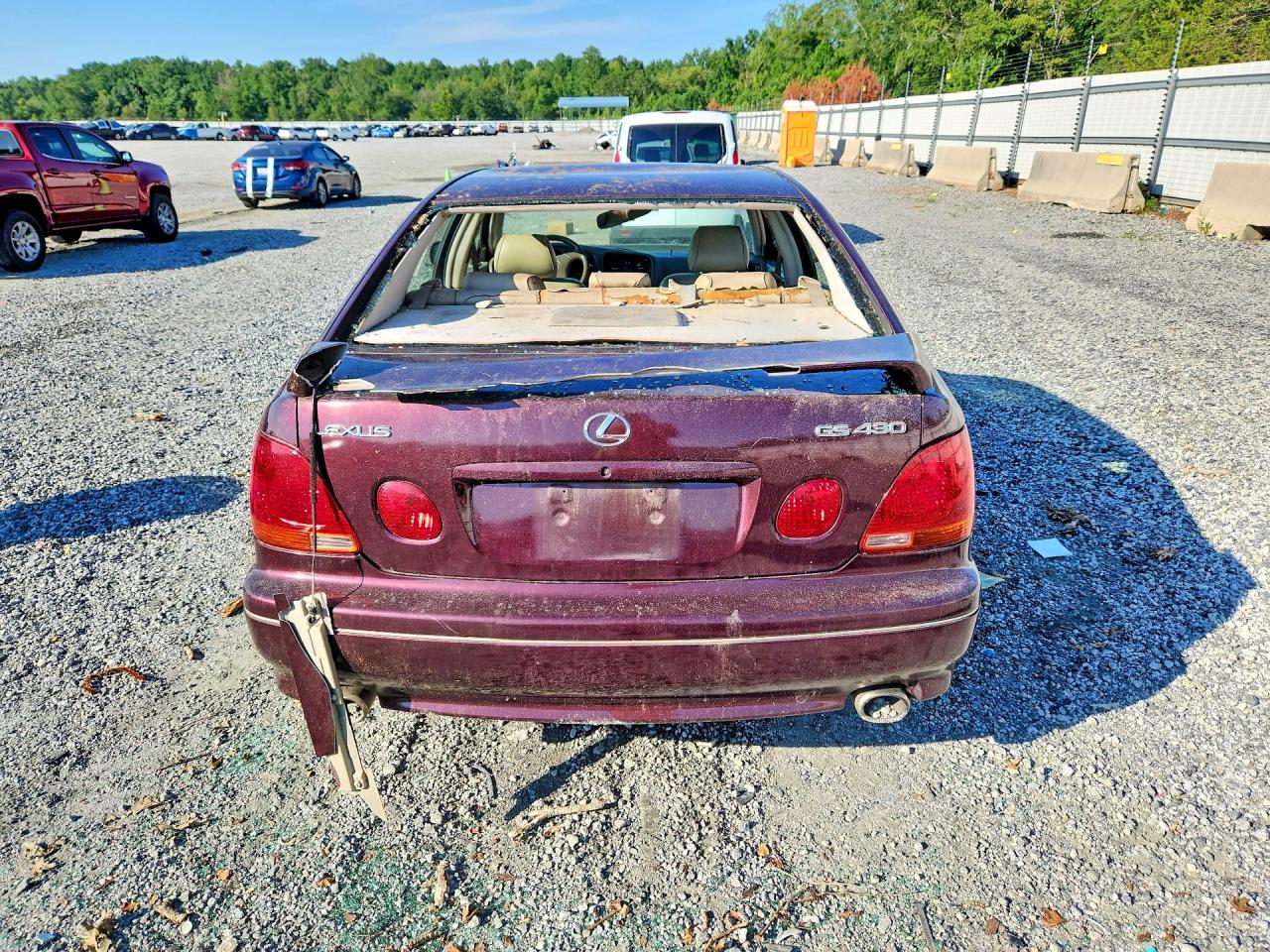 2001 Lexus Gs 430 Burgundy vin: JT8BL69S210002257