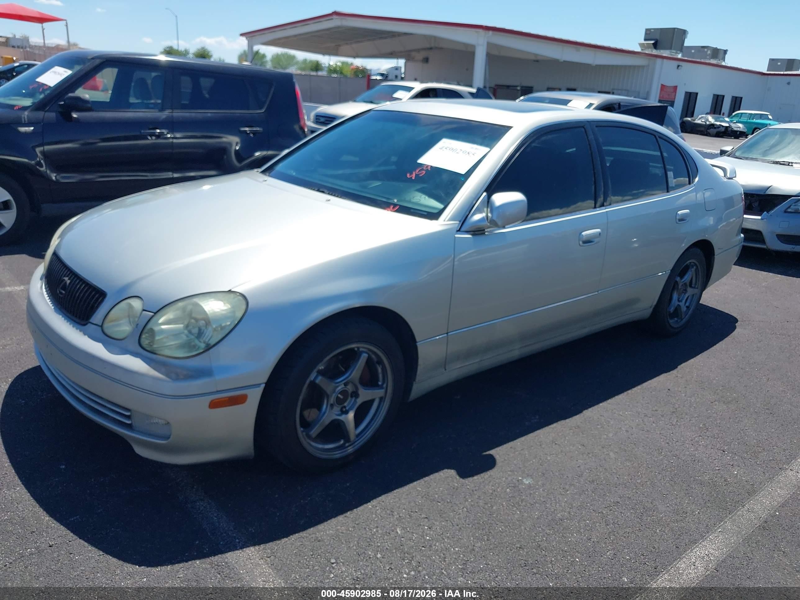 2001 Lexus Gs 430   Silver vin: JT8BL69S410001143