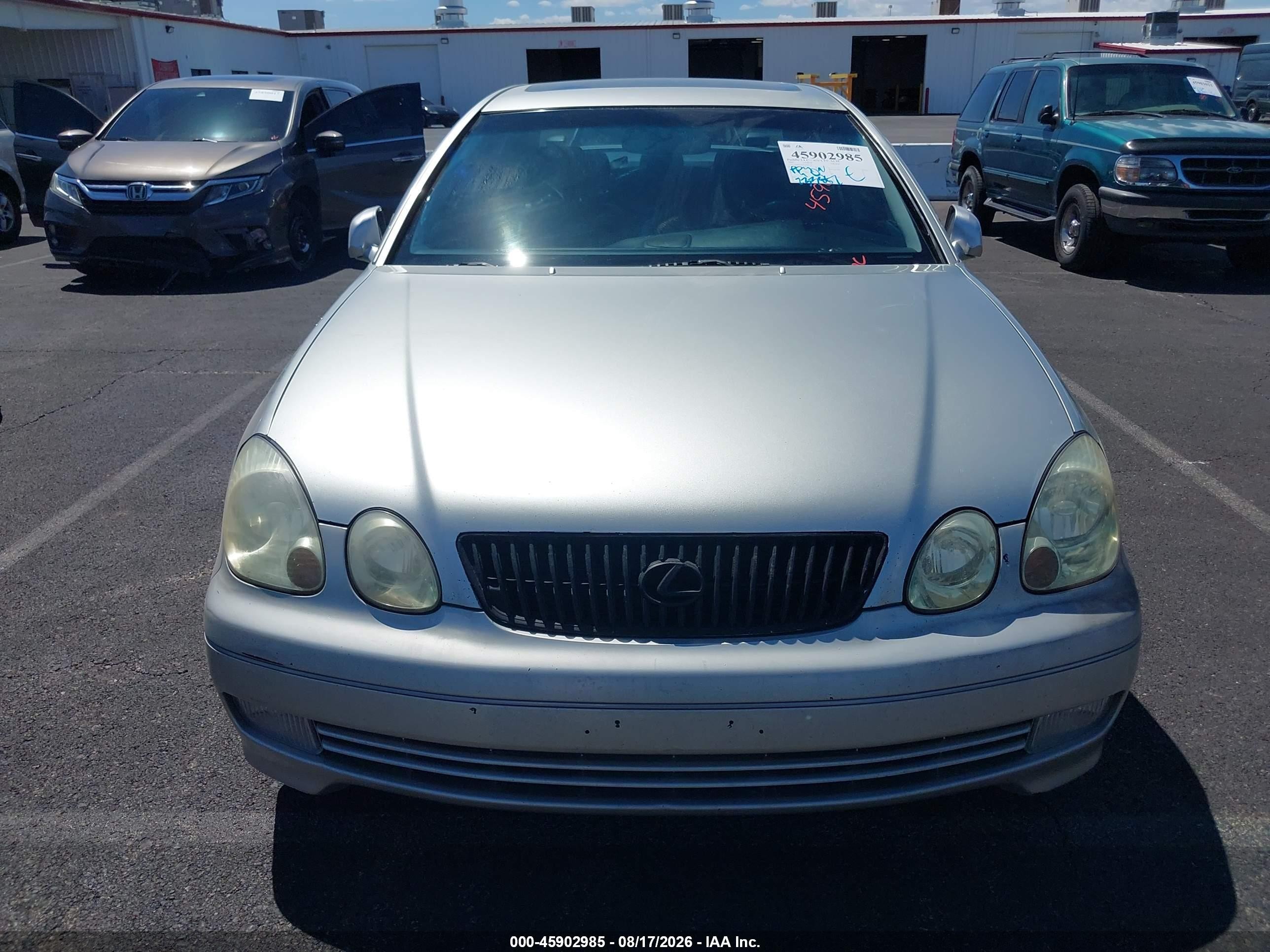 2001 Lexus Gs 430   Silver vin: JT8BL69S410001143