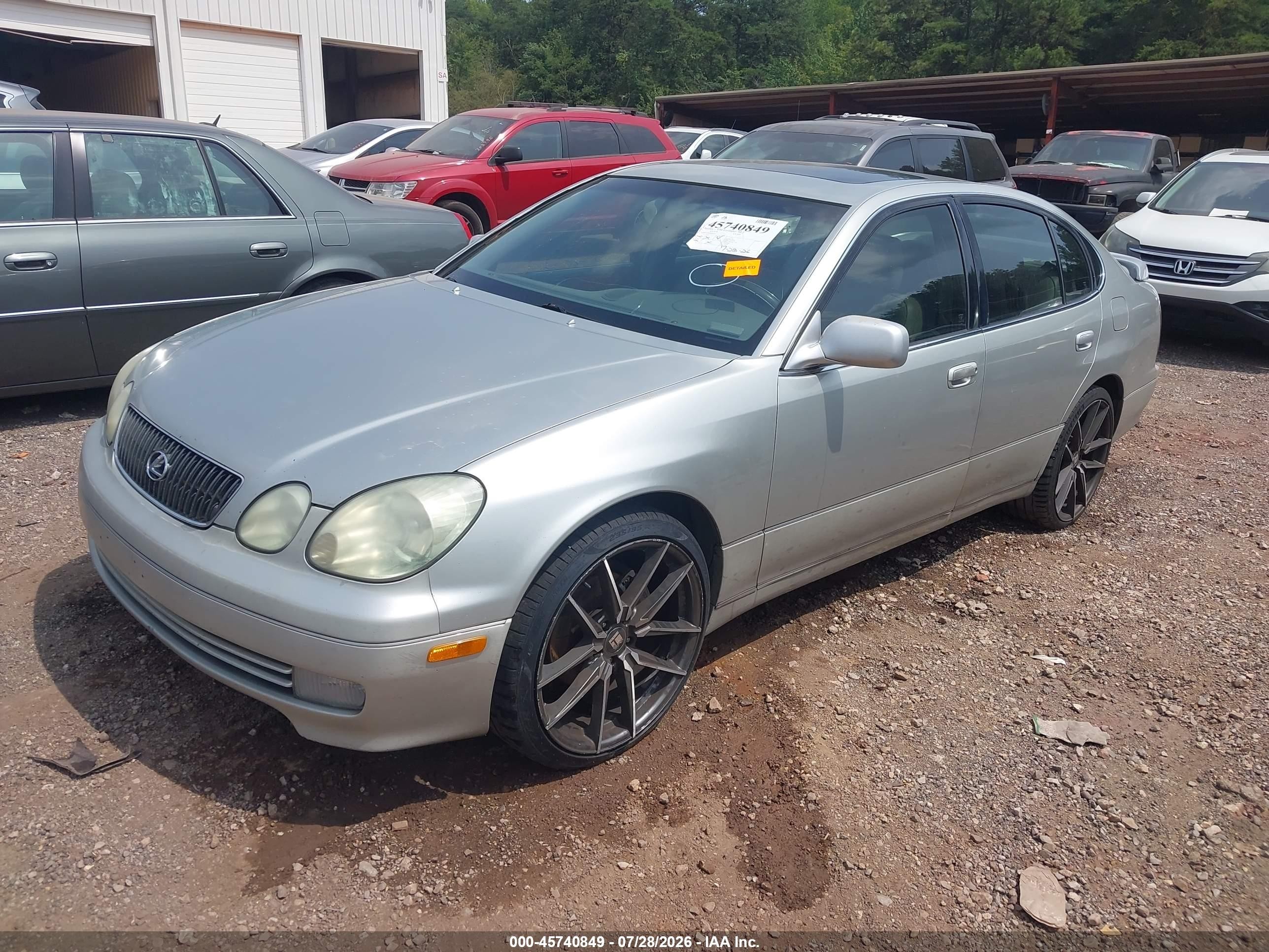 2001 Lexus Gs 430   Silver vin: JT8BL69S410001952