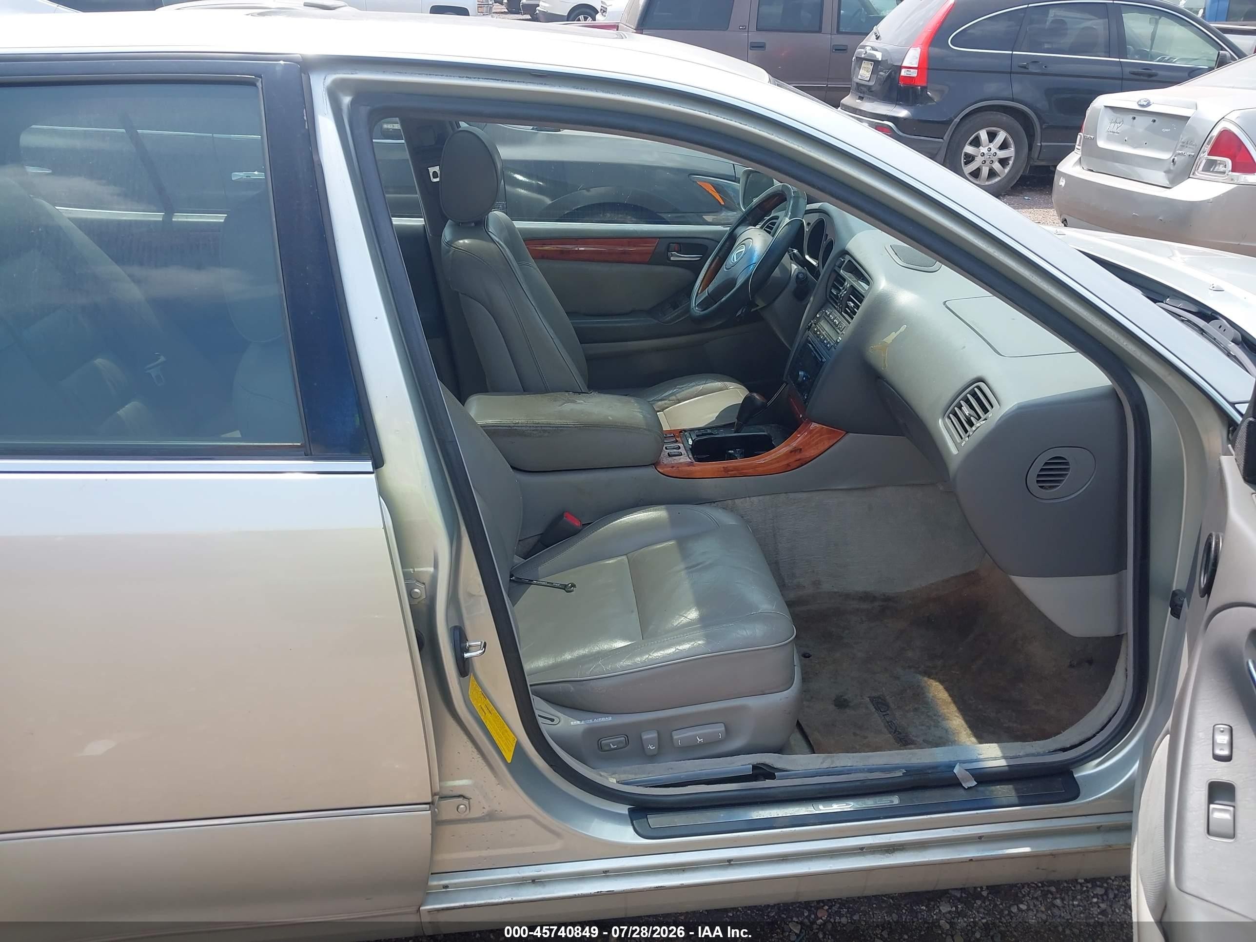 2001 Lexus Gs 430   Silver vin: JT8BL69S410001952