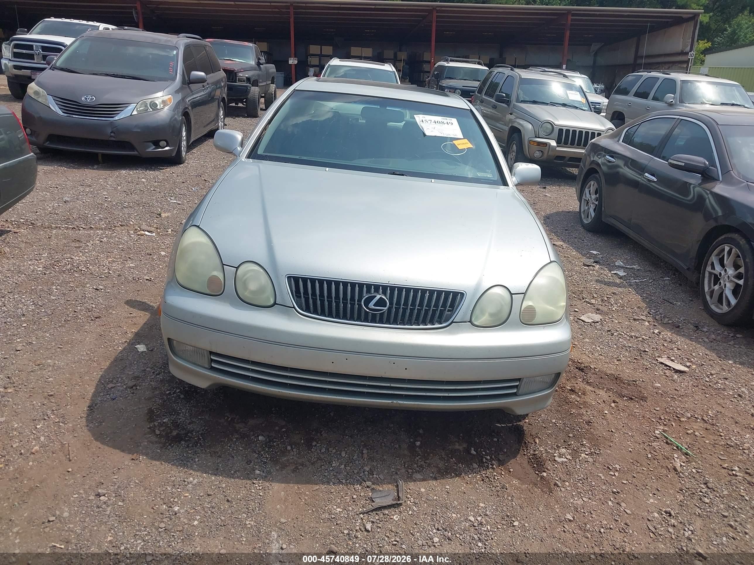 2001 Lexus Gs 430   Silver vin: JT8BL69S410001952