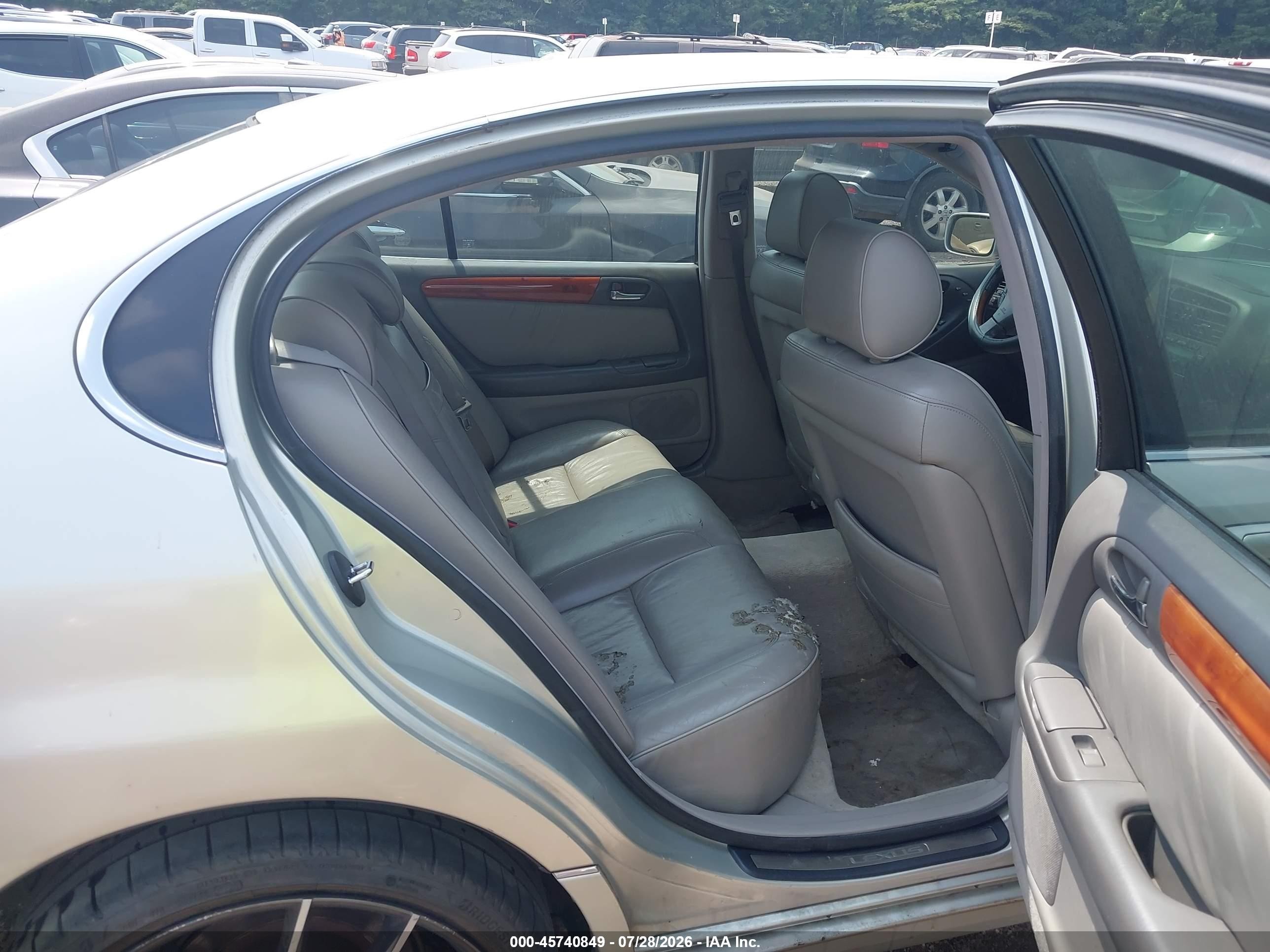 2001 Lexus Gs 430   Silver vin: JT8BL69S410001952