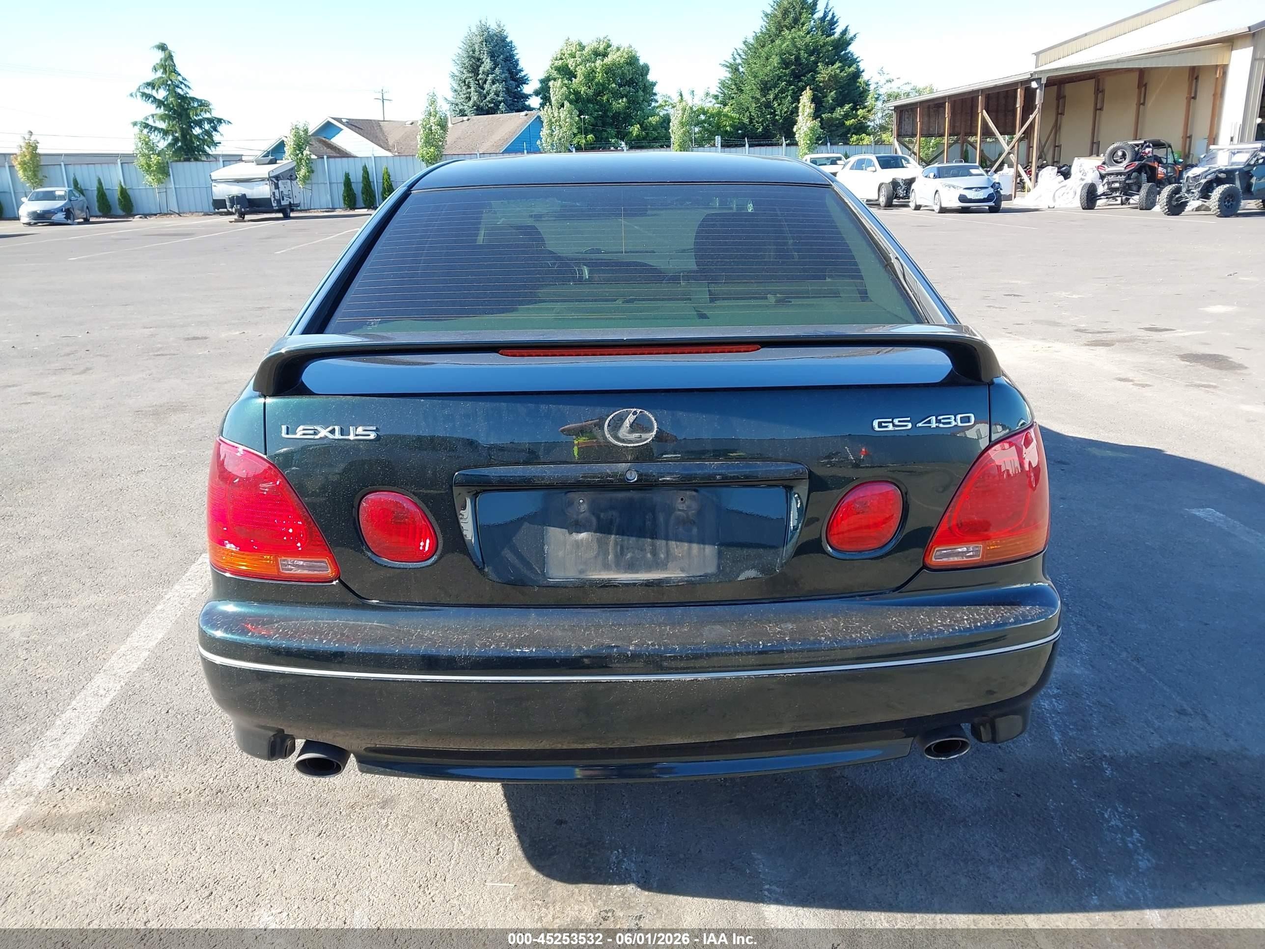 2001 Lexus Gs 430   Green vin: JT8BL69S410002213