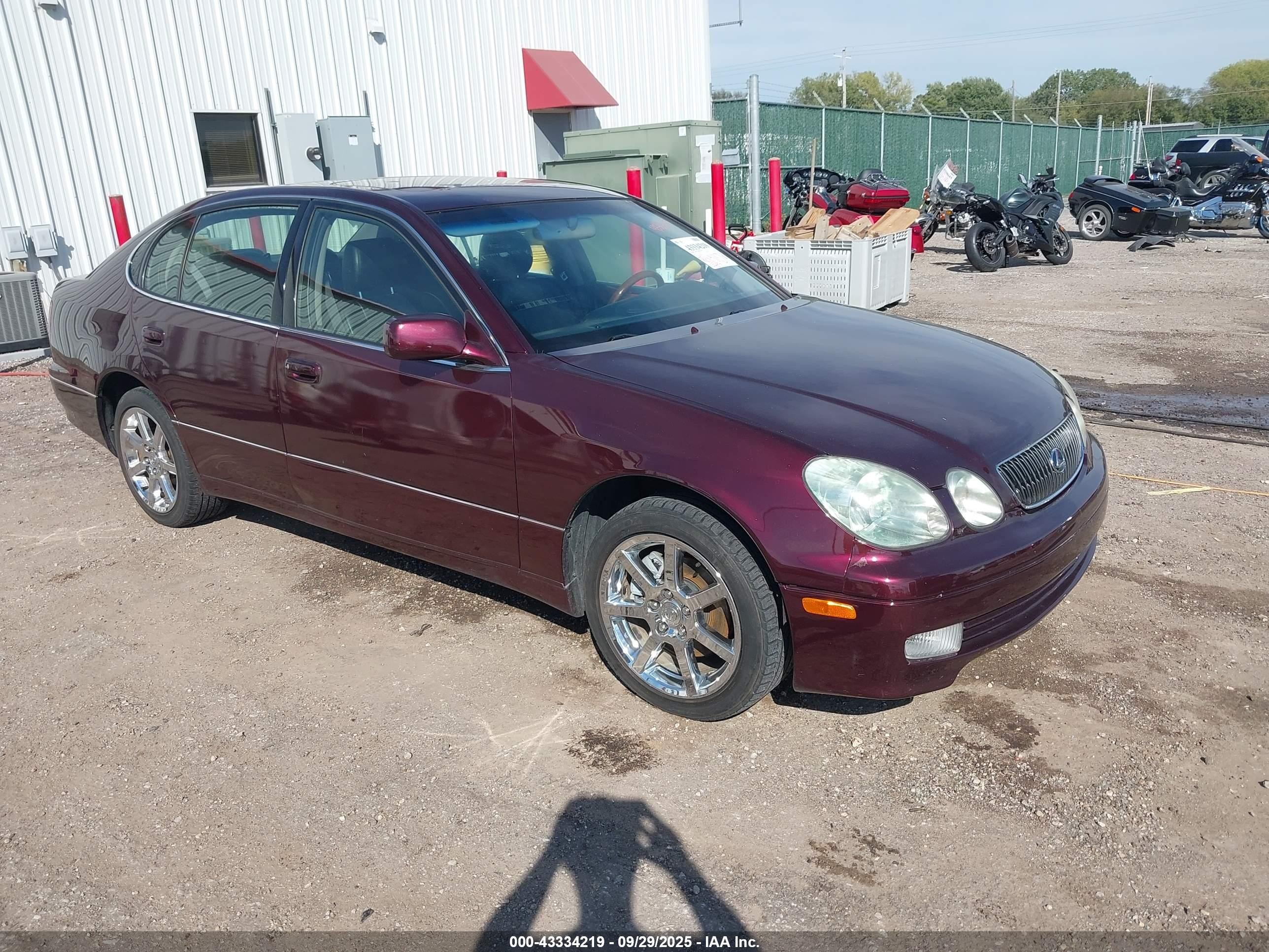 2004 Lexus Gs 430   Бордовый vin: JT8BL69S440015855