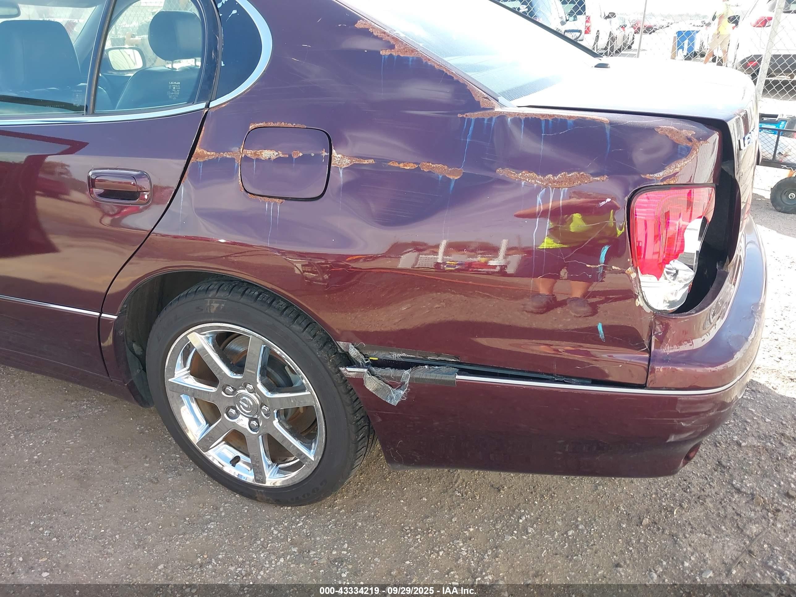 2004 Lexus Gs 430   Burgundy vin: JT8BL69S440015855