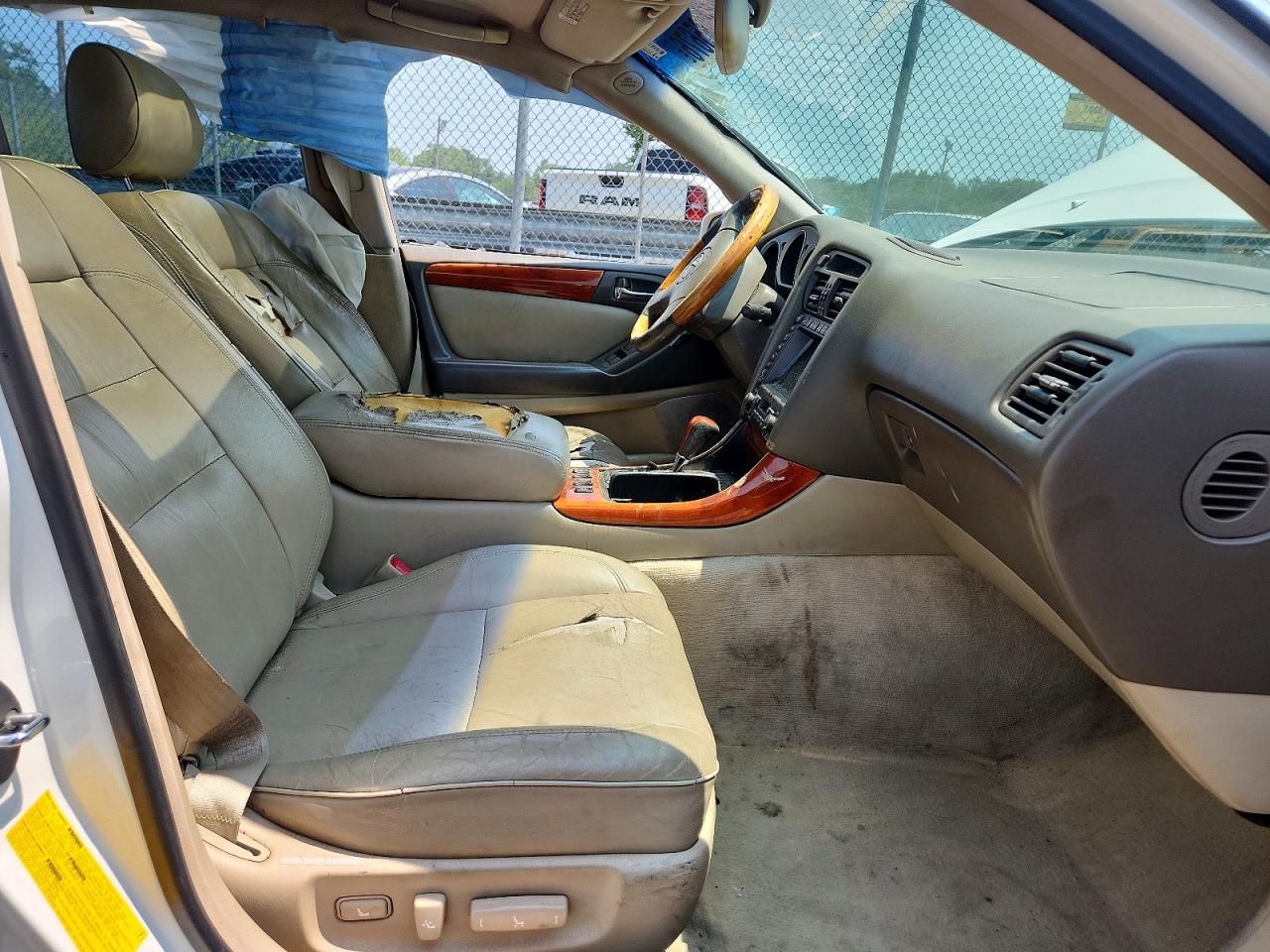 2001 Lexus Gs 430 White vin: JT8BL69S510006349