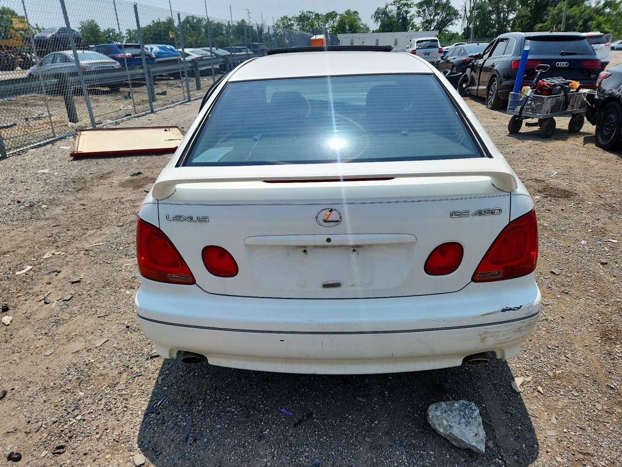 2001 Lexus Gs 430 White vin: JT8BL69S510006349