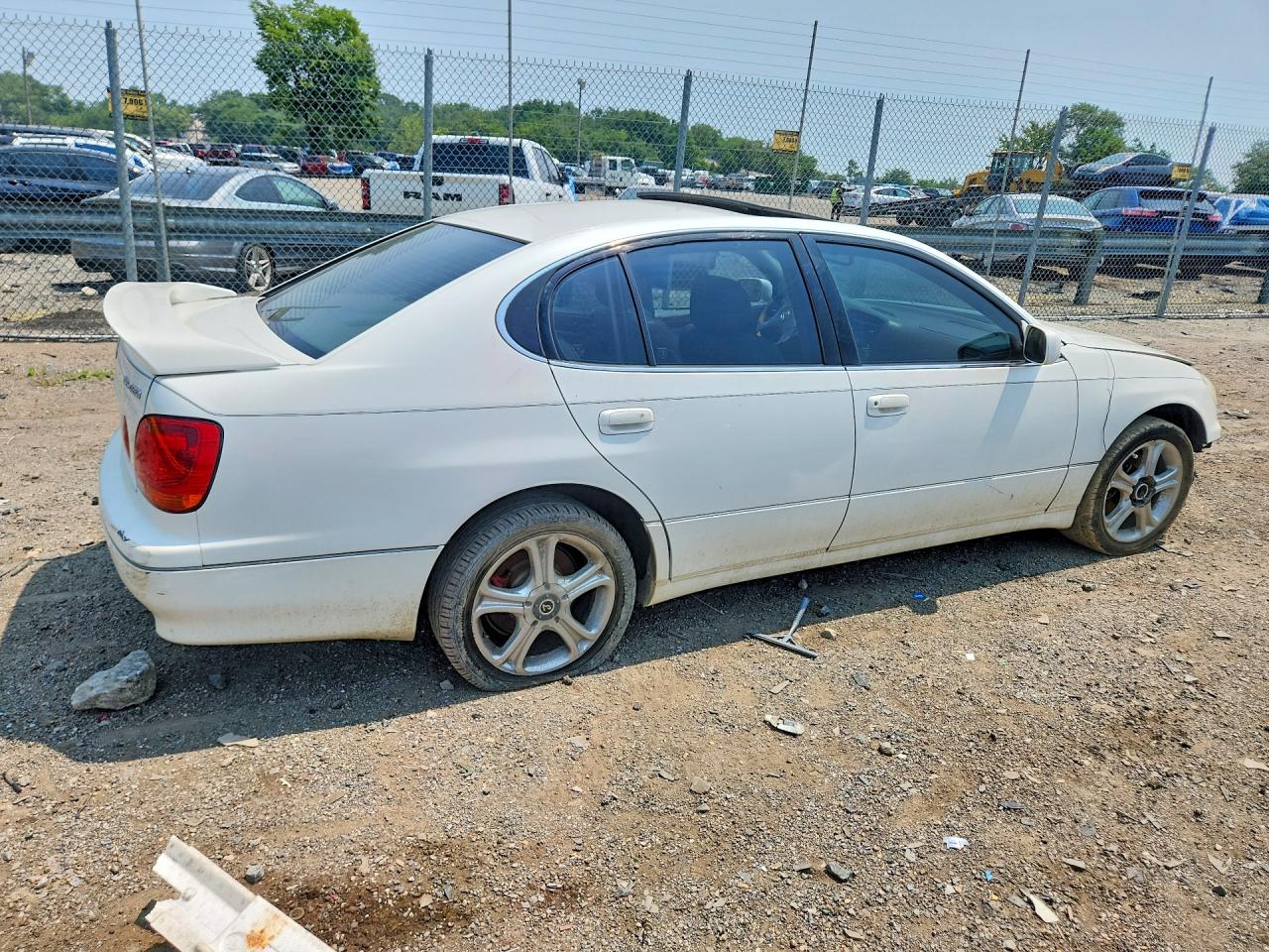 2001 Lexus Gs 430 White vin: JT8BL69S510006349